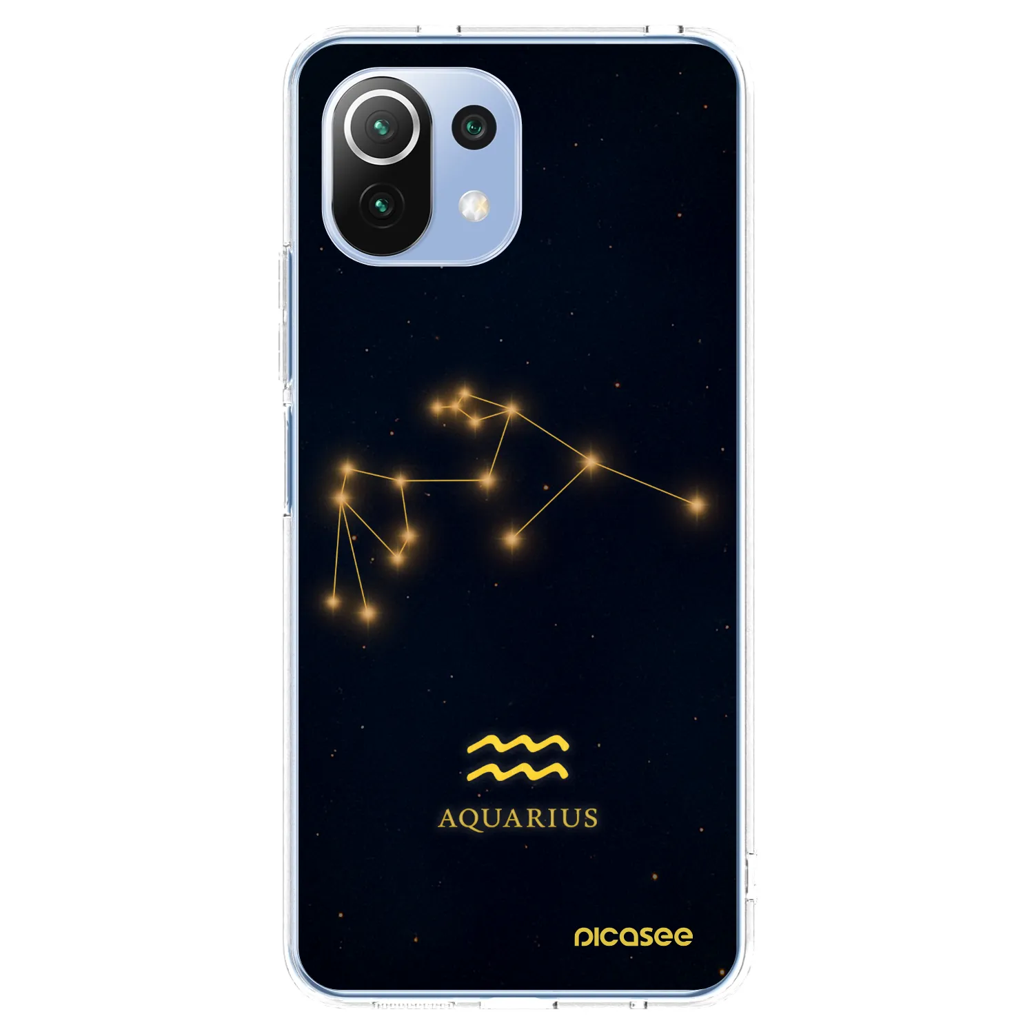 Picasee silikonski prozorni ovitek za Xiaomi 11 Lite 5G NE - AQUARIUS