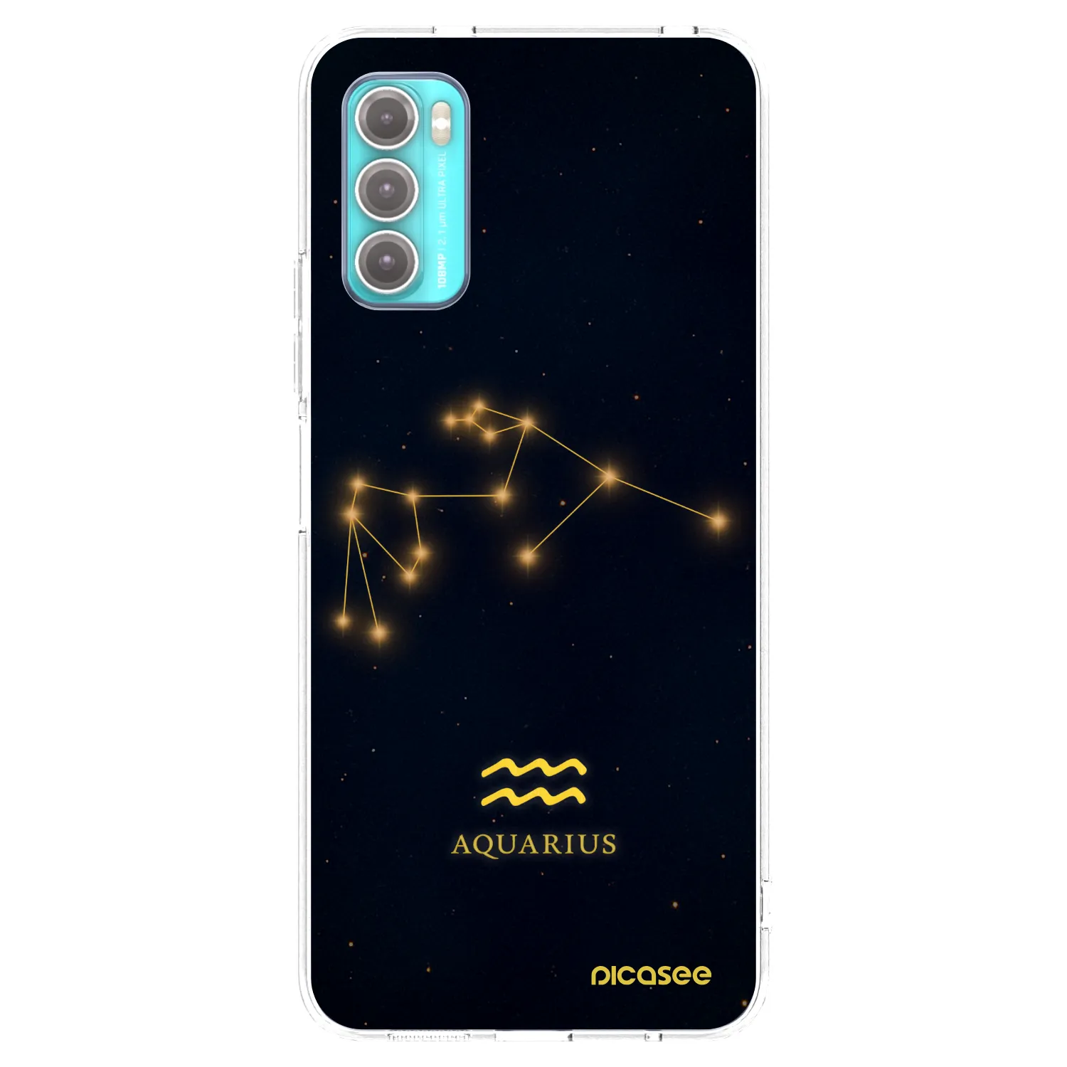 Picasee silikonski prozorni ovitek za Motorola Moto G60 - AQUARIUS