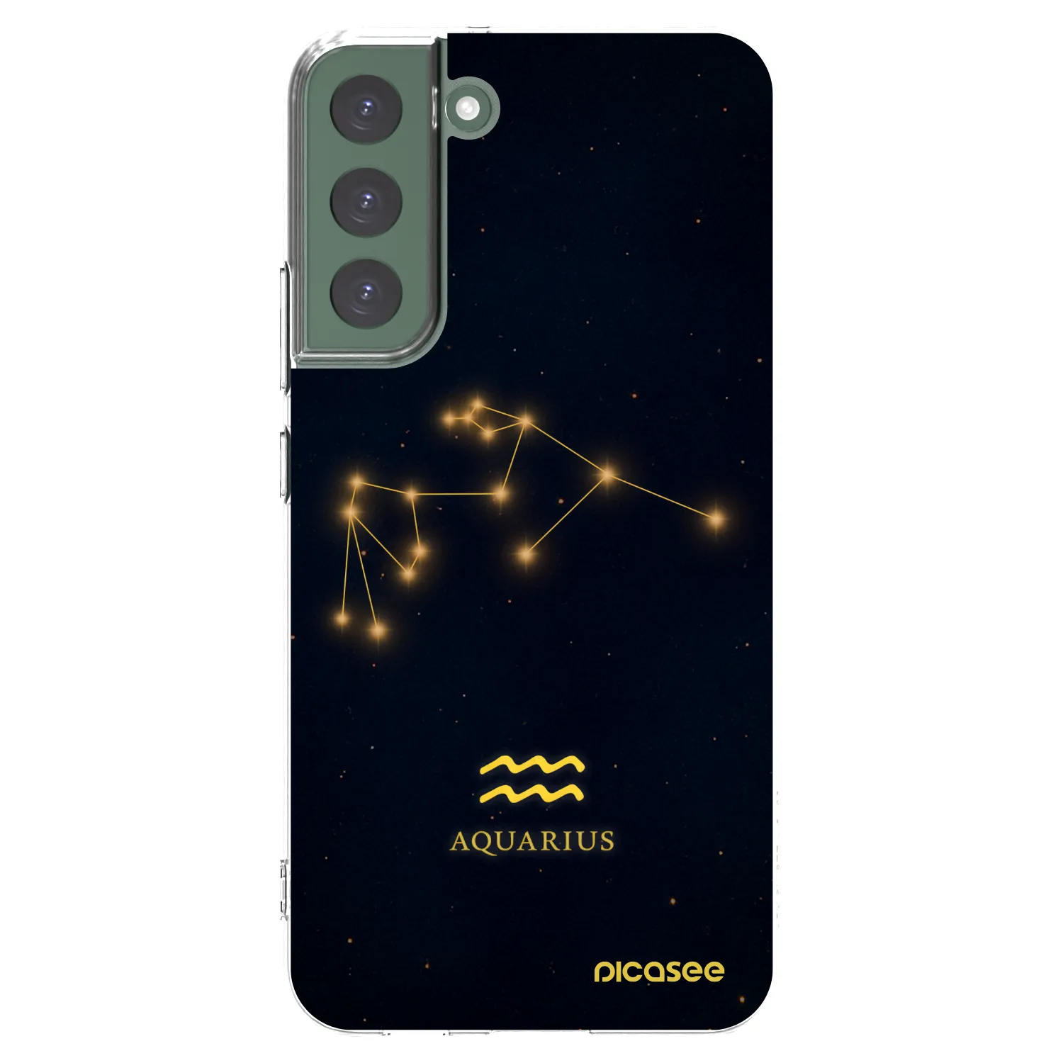 Picasee silikonski prozorni ovitek za Samsung Galaxy S22+ 5G - AQUARIUS