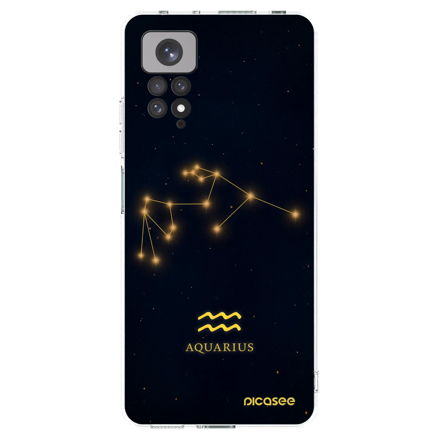 Picasee silikonski prozorni ovitek za Xiaomi Redmi Note 11S 4G - AQUARIUS