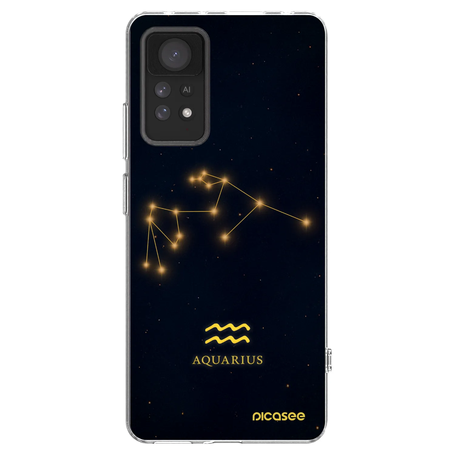 Picasee silikonski prozorni ovitek za Xiaomi Redmi Note 11 Pro - AQUARIUS