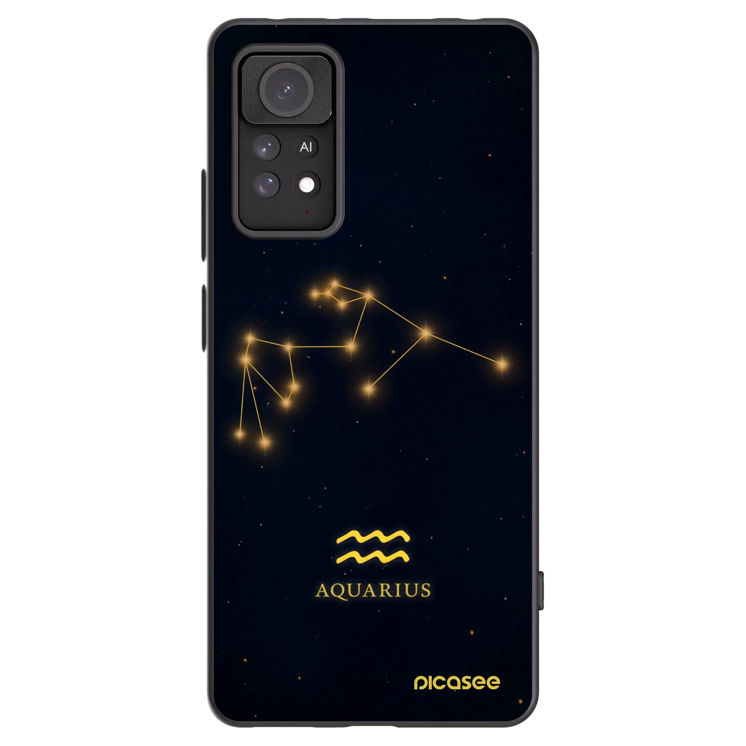 Picasee silikonski črni ovitek za Xiaomi Redmi Note 11 Pro 5G - AQUARIUS