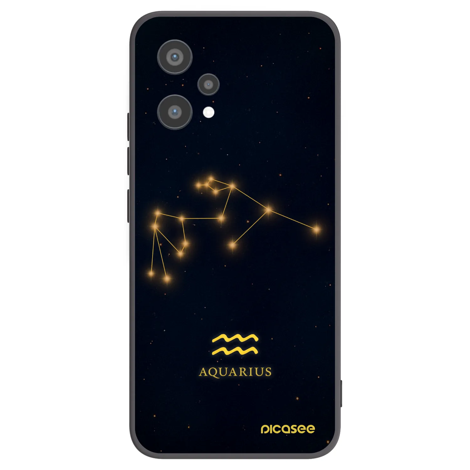 Picasee silikonski črni ovitek za Realme 9 Pro 5G - AQUARIUS