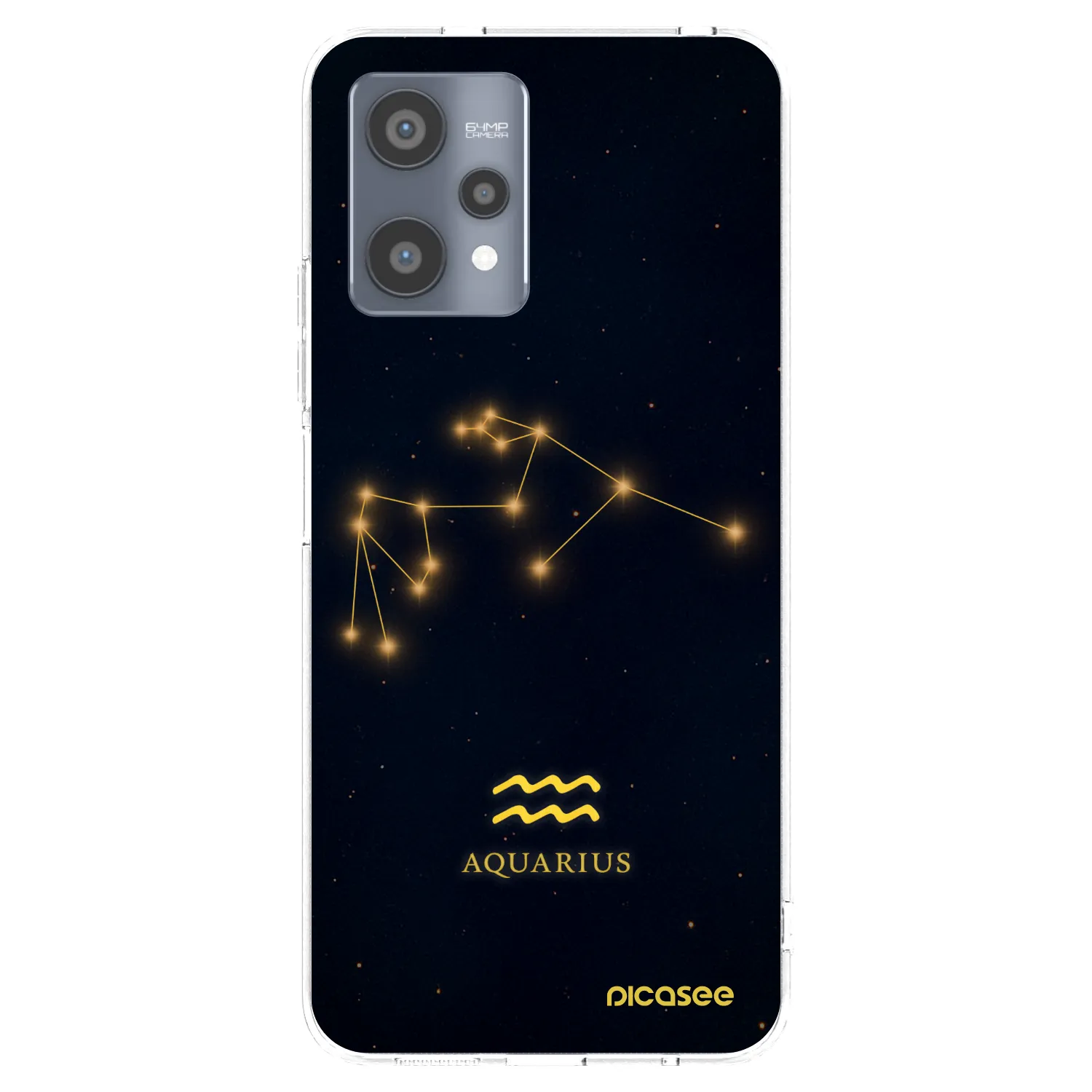 Picasee silikonski prozorni ovitek za Realme 9 Pro 5G - AQUARIUS