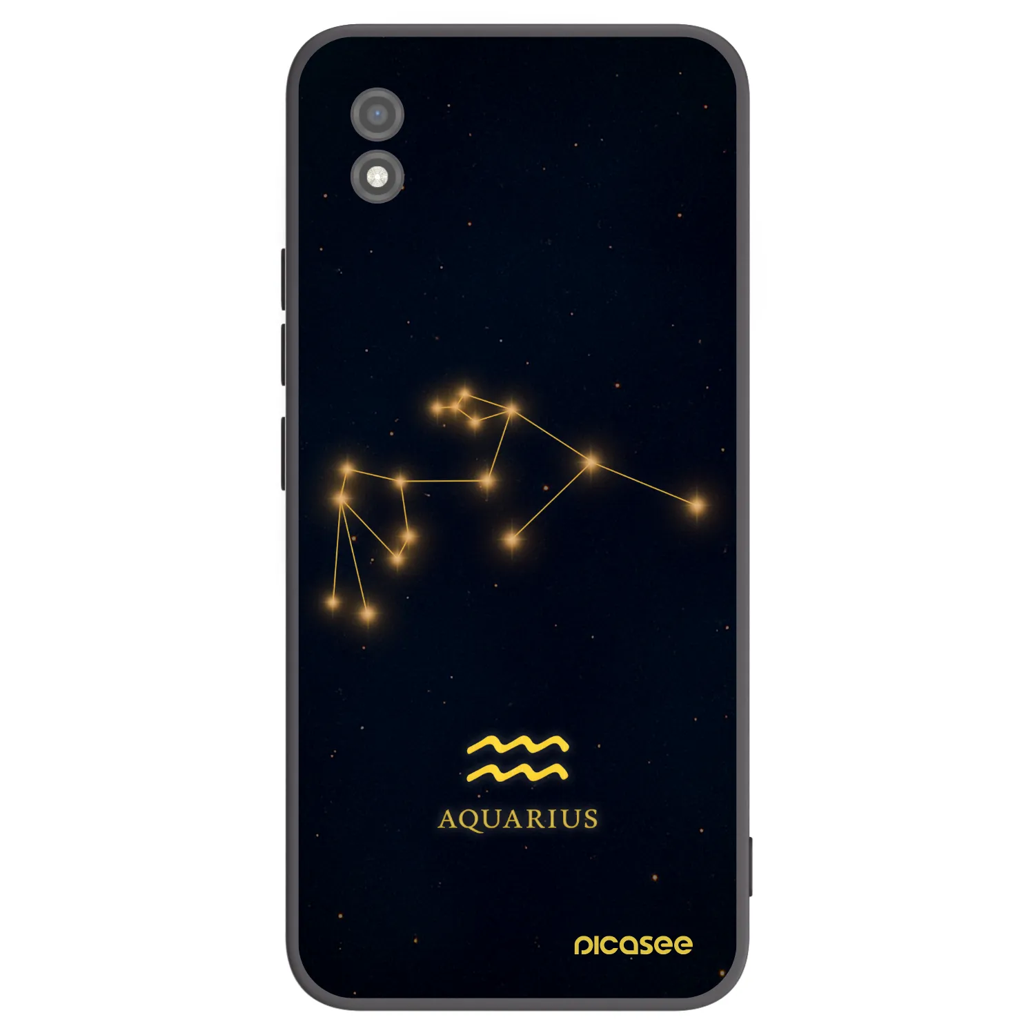Picasee silikonski črni ovitek za Realme C11 (2021) - AQUARIUS