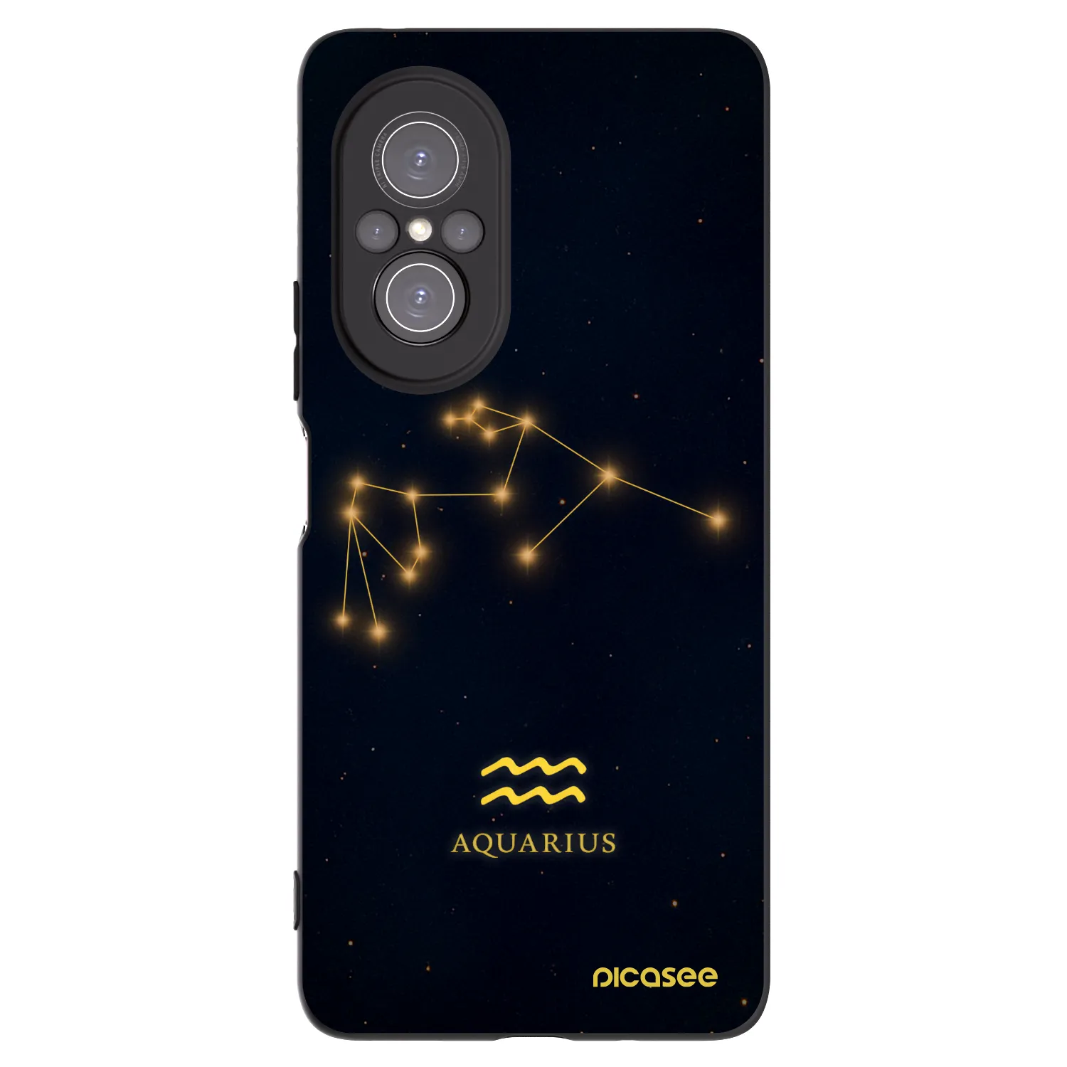 Picasee silikonski črni ovitek za Huawei Nova 9 SE - AQUARIUS