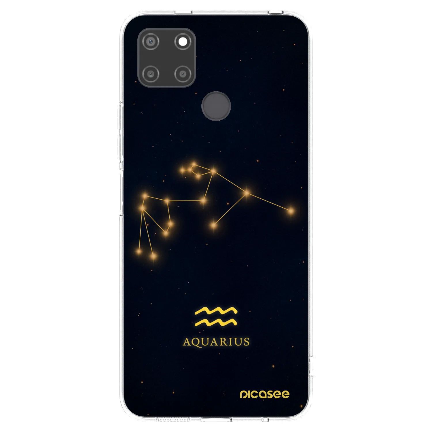 Picasee silikonski prozorni ovitek za Realme C21Y - AQUARIUS