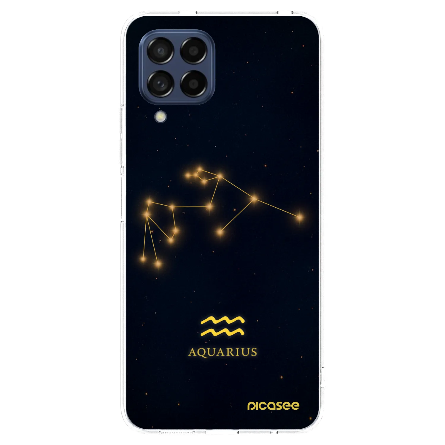 Picasee silikonski prozorni ovitek za Samsung Galaxy M53 5G - AQUARIUS