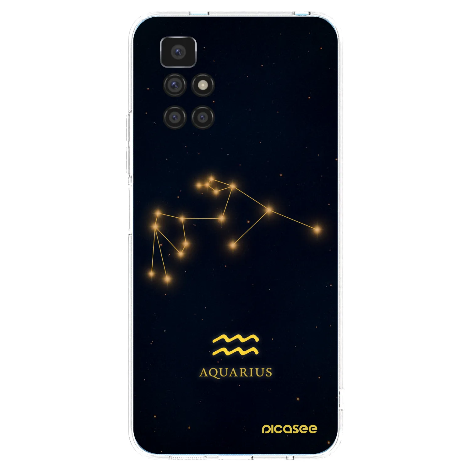 Picasee silikonski prozorni ovitek za Xiaomi Redmi 10 (2022) - AQUARIUS