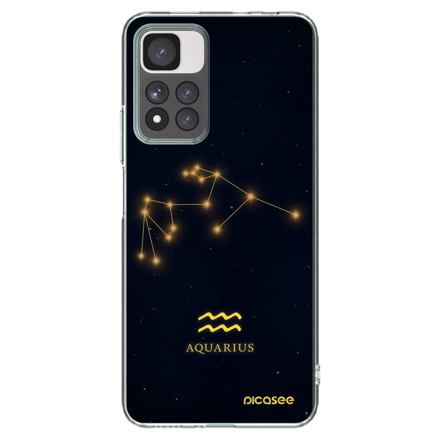Picasee silikonski prozorni ovitek za Xiaomi Redmi Note 11 Pro+ 5G - AQUARIUS