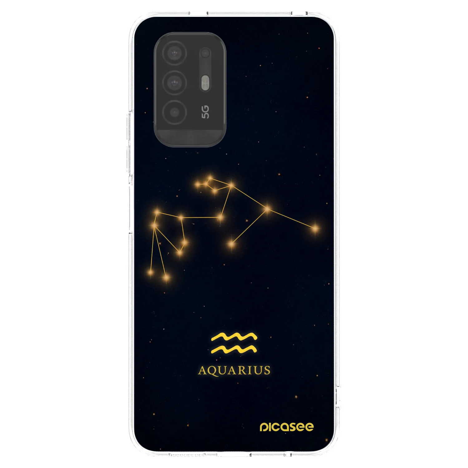 Picasee silikonski prozorni ovitek za OPPO A94 5G - AQUARIUS