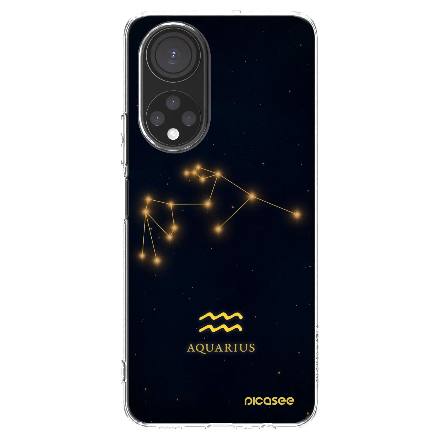 Picasee silikonski prozorni ovitek za Honor X7 - AQUARIUS