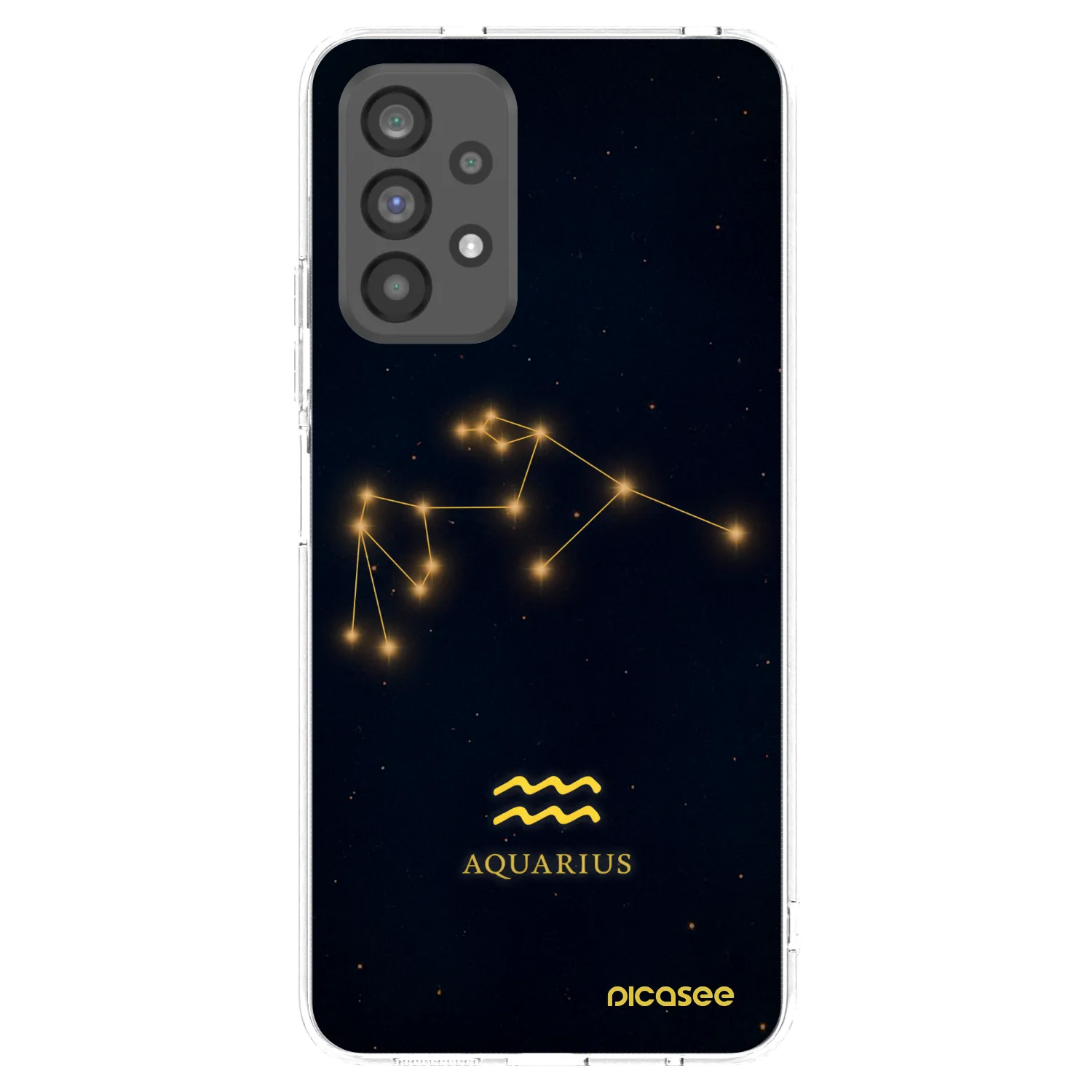 Picasee silikonski prozorni ovitek za Samsung Galaxy A73 5G - AQUARIUS