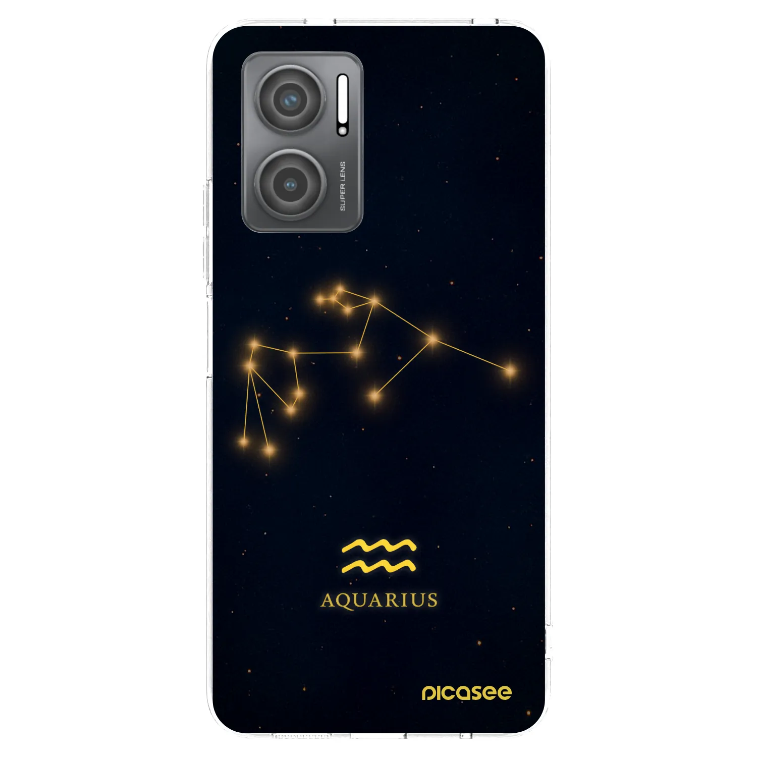 Picasee silikonski prozorni ovitek za Xiaomi Redmi 10 5G - AQUARIUS