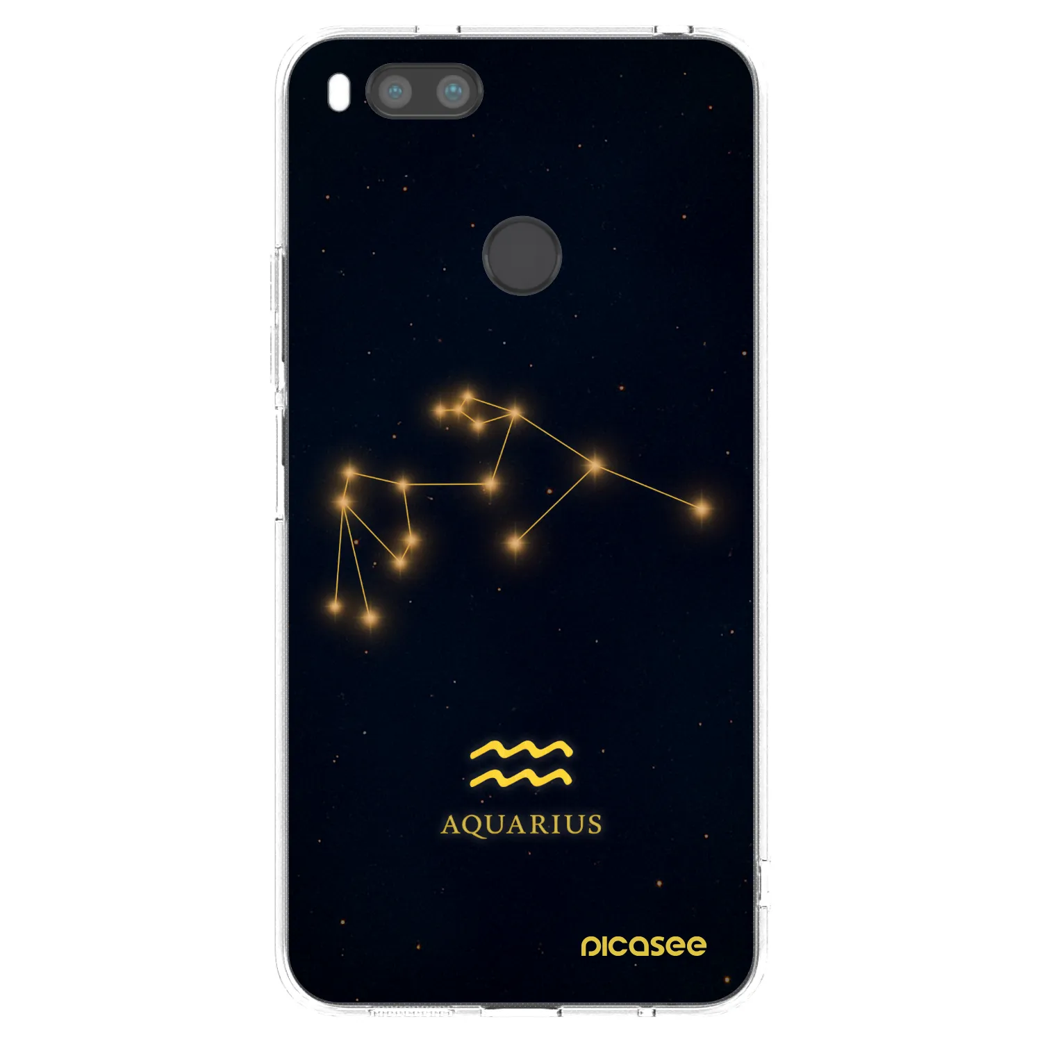 Picasee silikonski prozorni ovitek za Xiaomi Redmi A1 - AQUARIUS