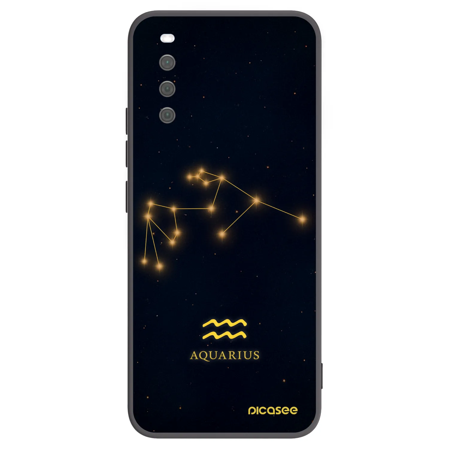 Picasee silikonski črni ovitek za Sony Xperia 10 III - AQUARIUS