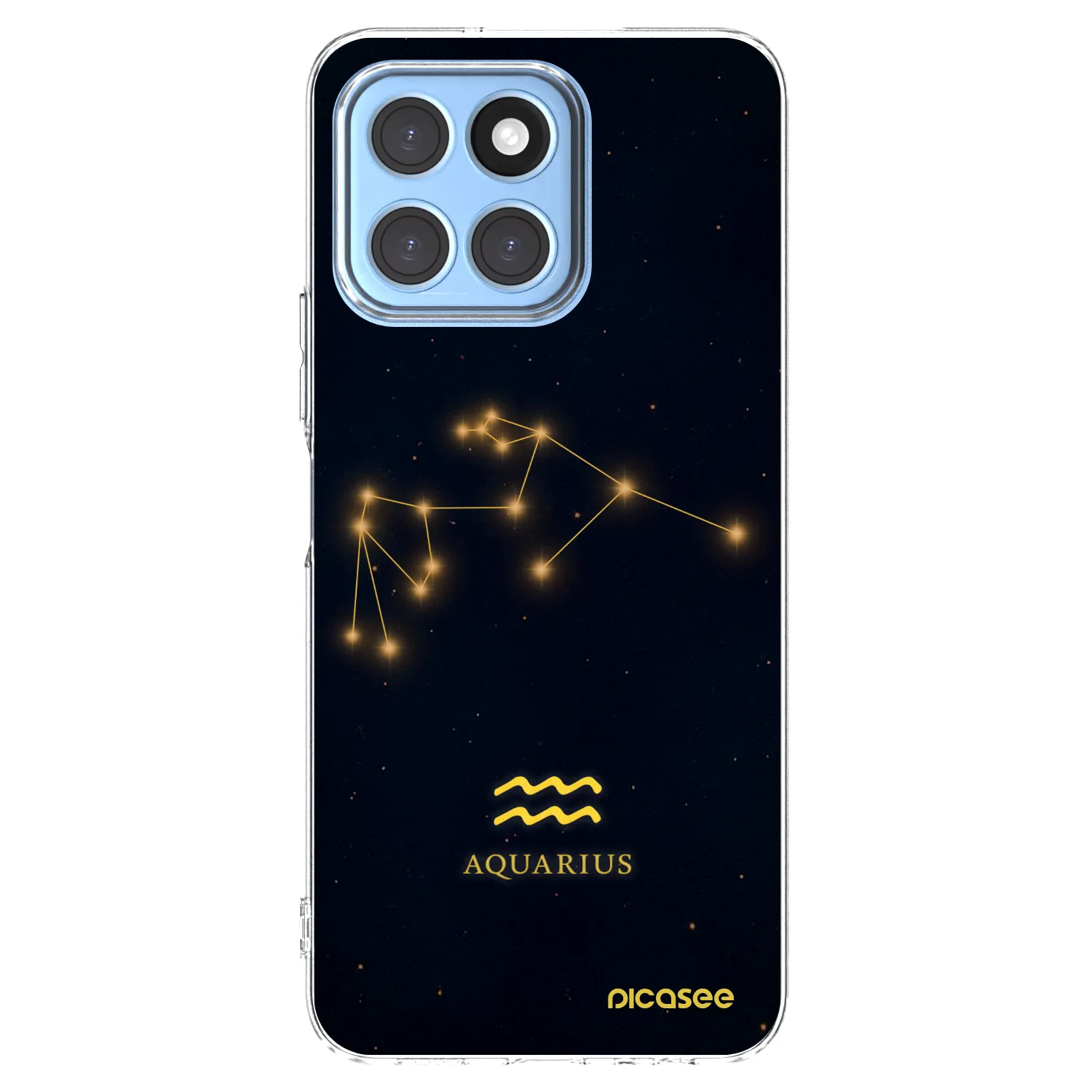 Picasee silikonski prozorni ovitek za Honor X8 5G - AQUARIUS