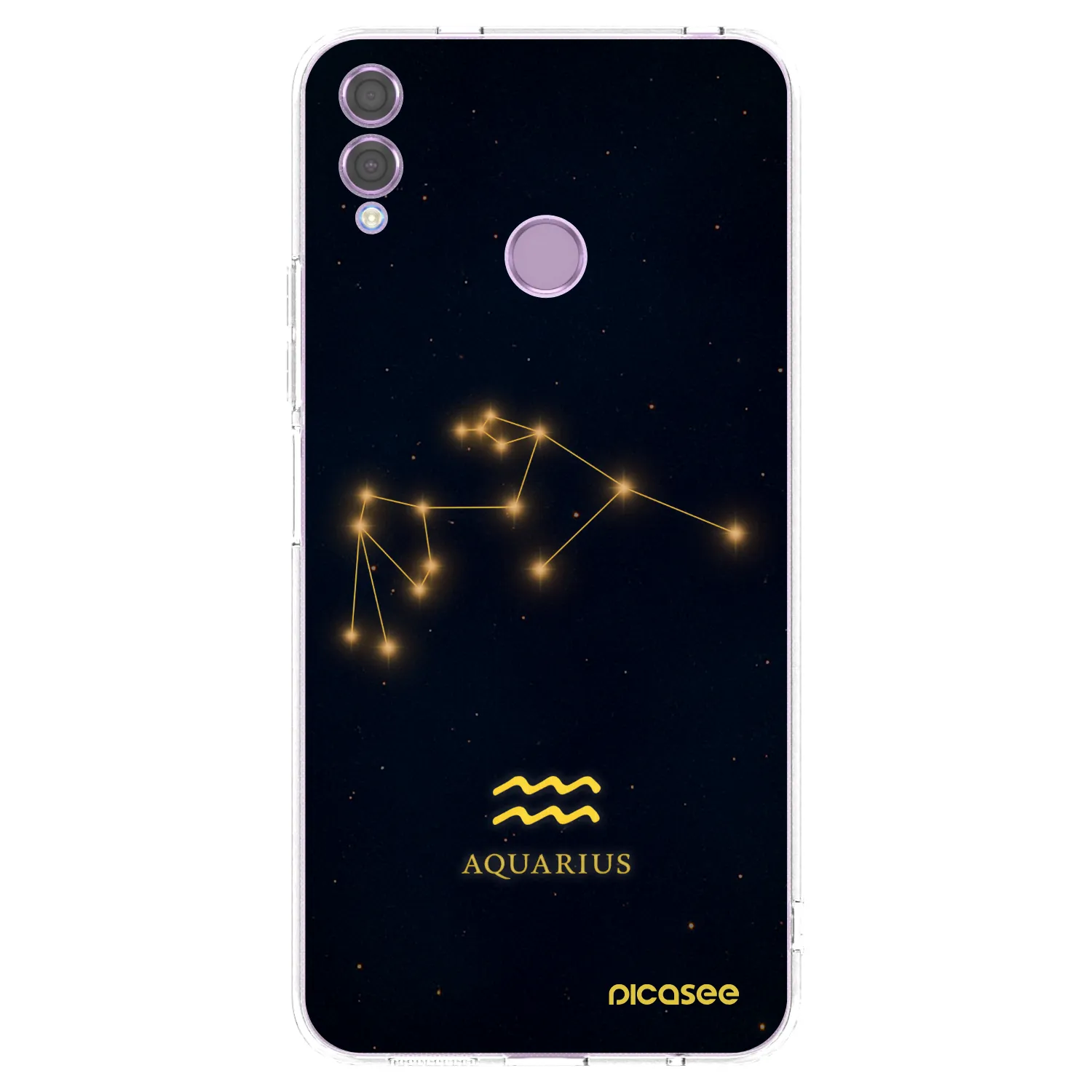 Picasee silikonski prozorni ovitek za Honor 8X - AQUARIUS