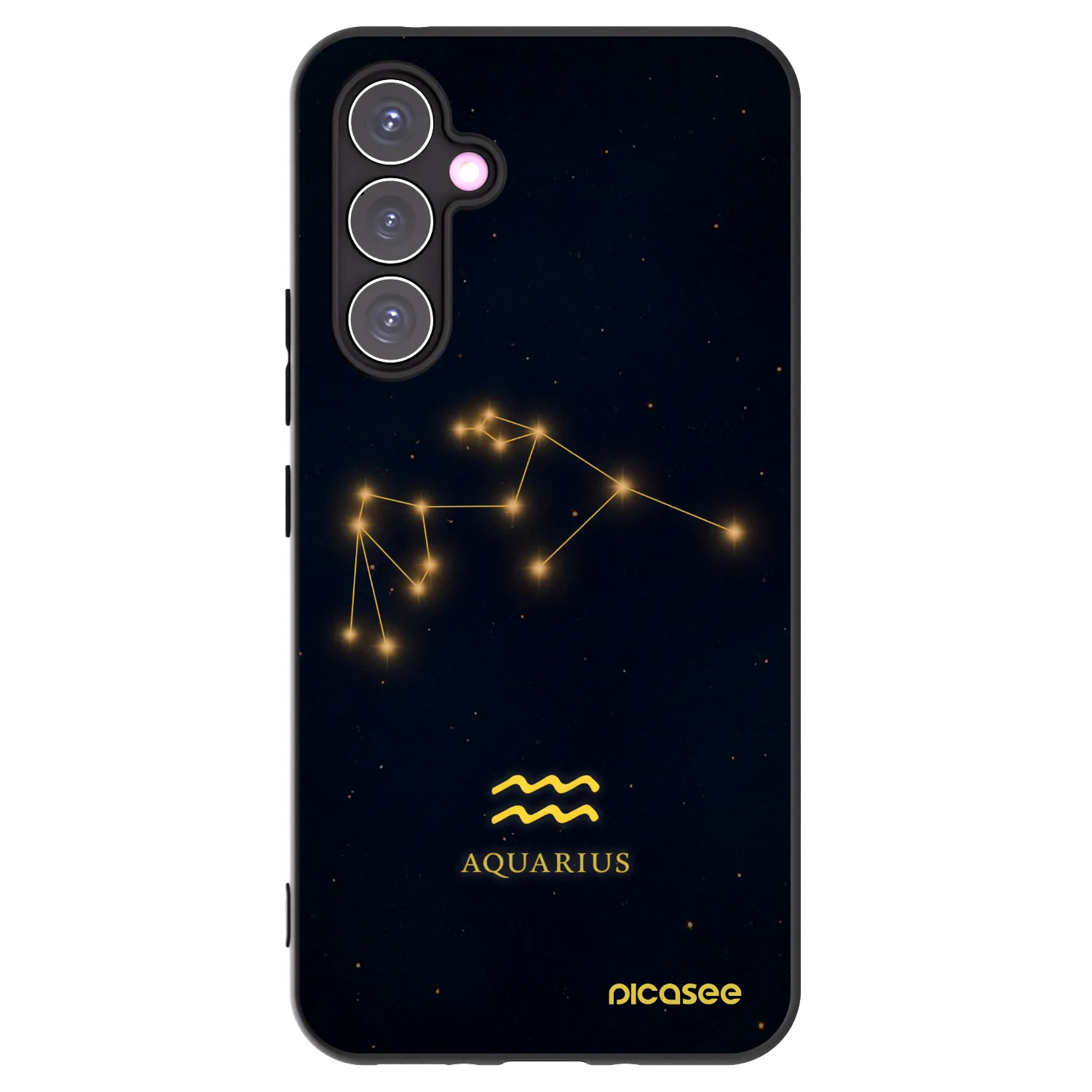 Picasee silikonski črni ovitek za Samsung Galaxy A54 5G A546B - AQUARIUS