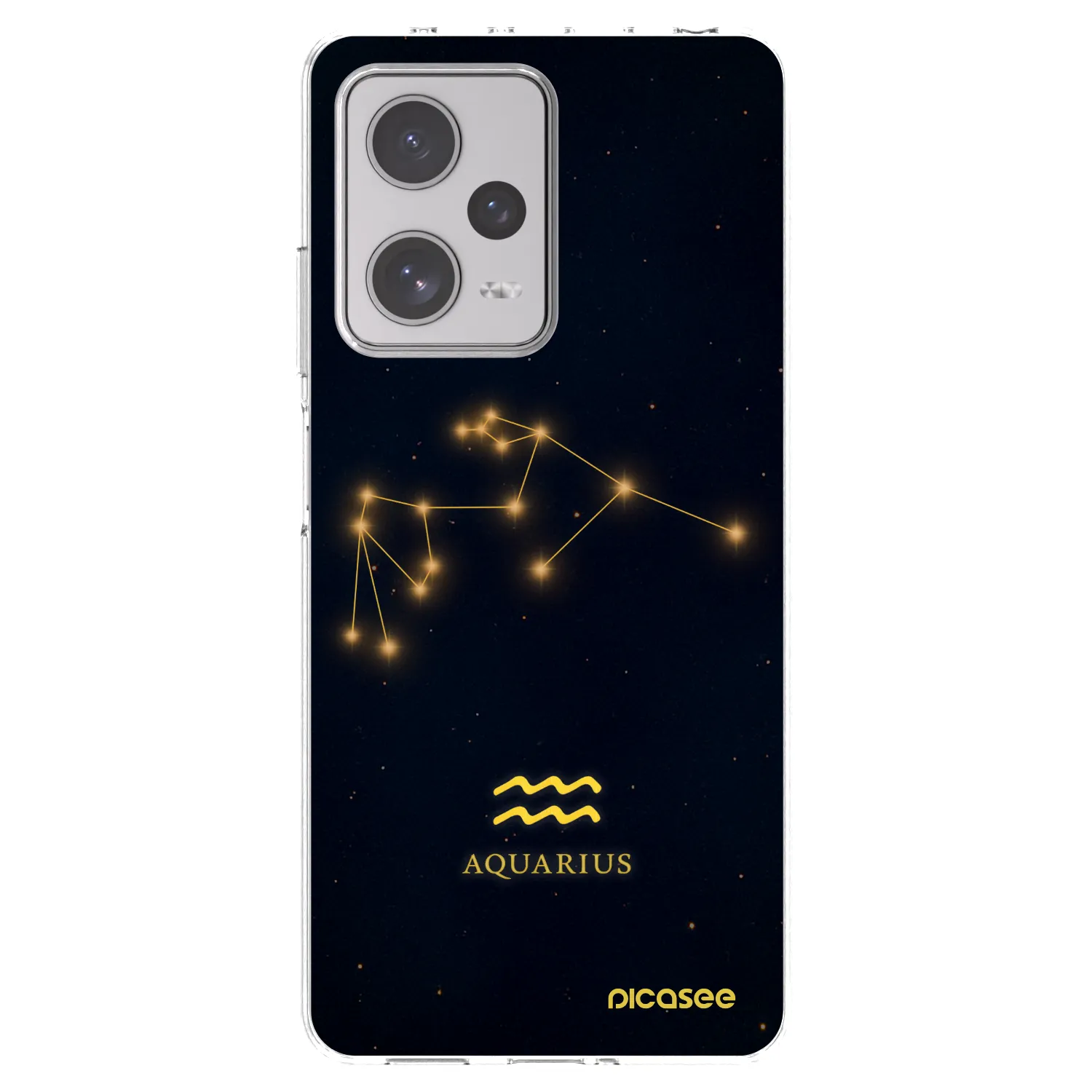 Picasee silikonski prozorni ovitek za Xiaomi Redmi Note 12 Pro+ 5G - AQUARIUS