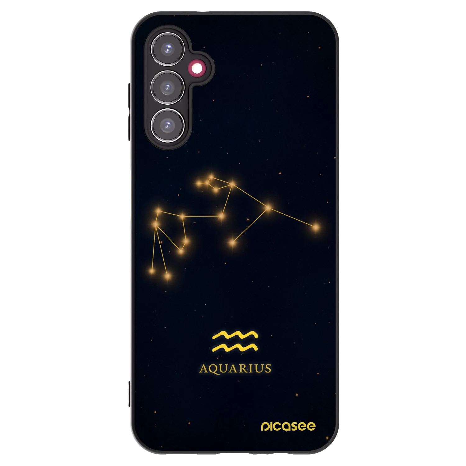 Picasee silikonski črni ovitek za Samsung Galaxy A14 5G A146P - AQUARIUS