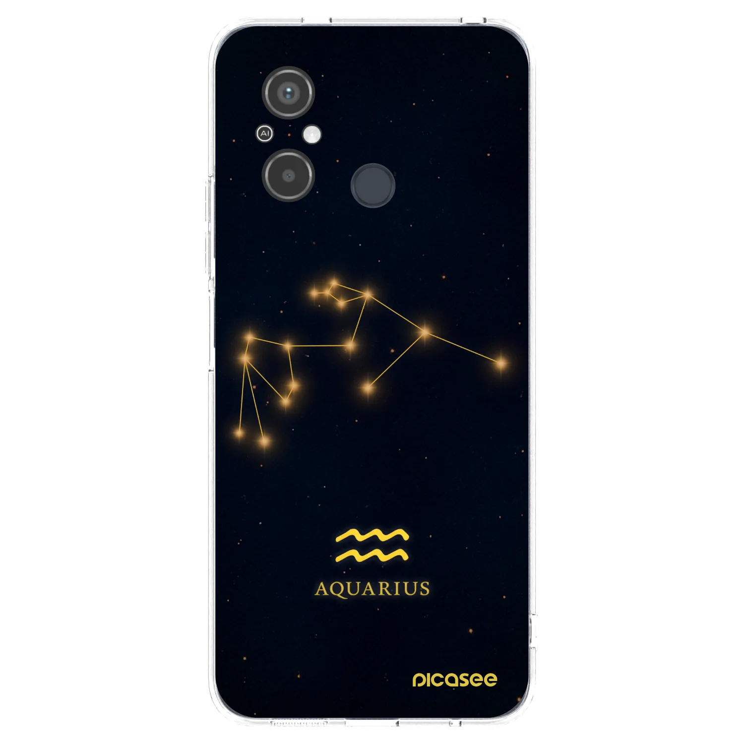 Picasee silikonski prozorni ovitek za Xiaomi Redmi 12C - AQUARIUS