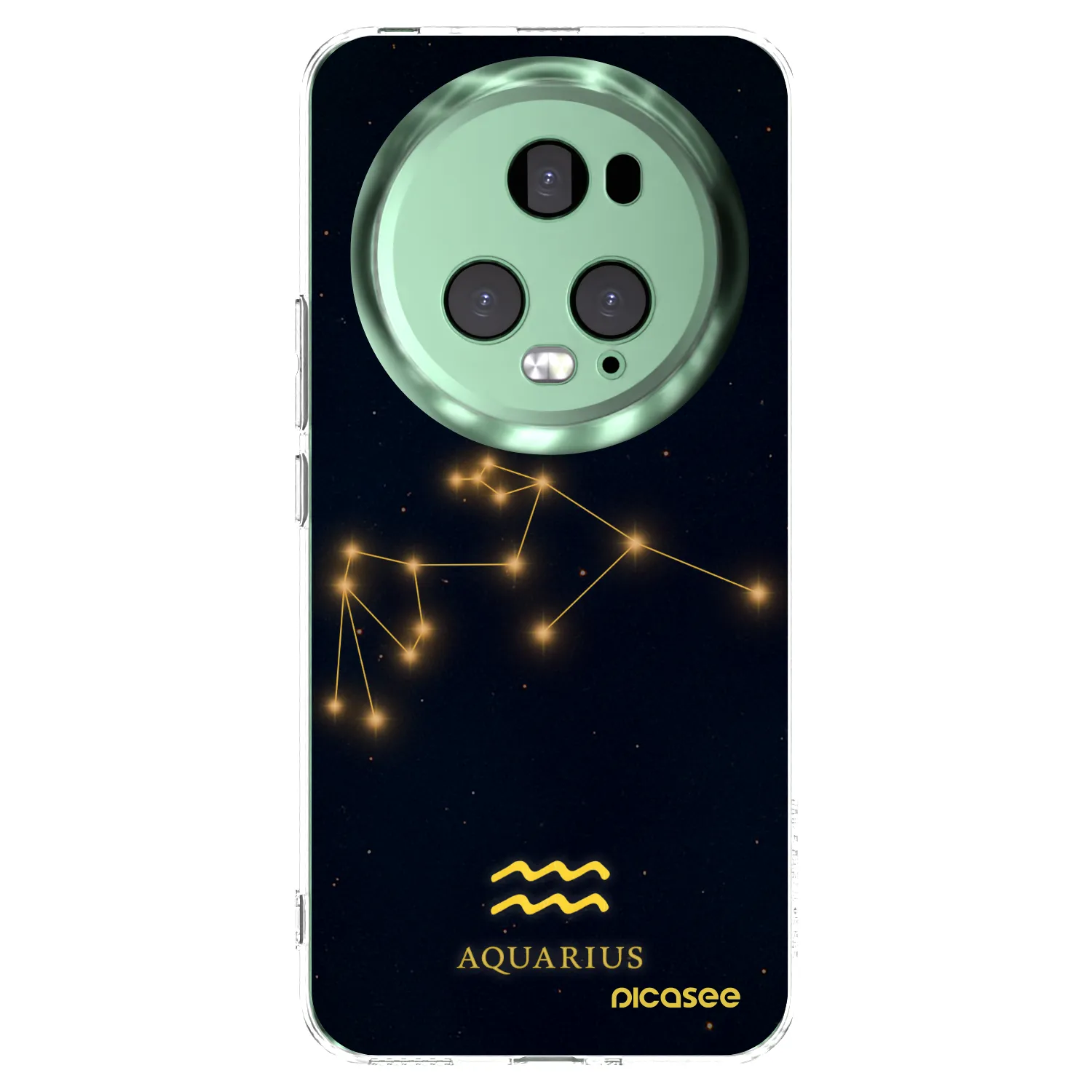 Picasee silikonski prozorni ovitek za Honor Magic5 Pro - AQUARIUS