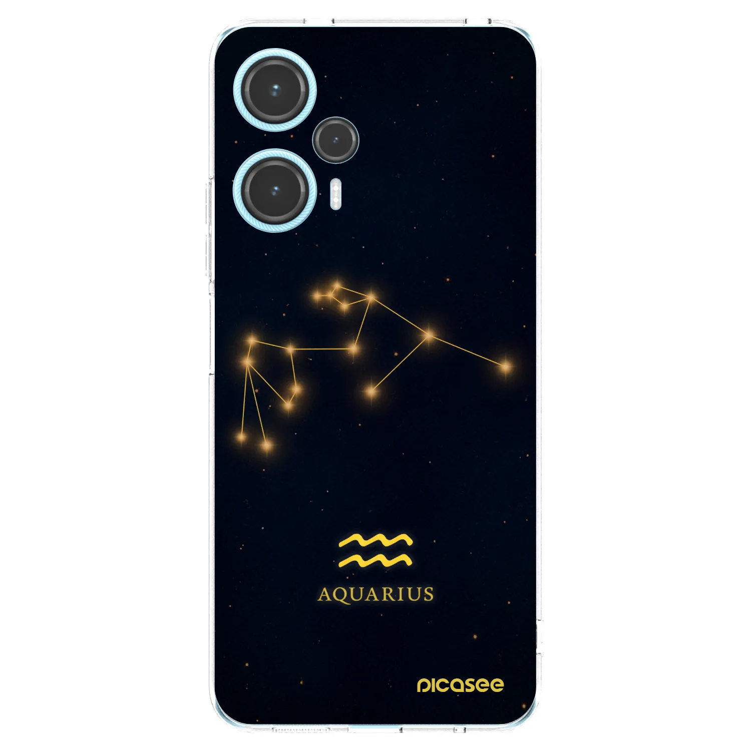 Picasee silikonski prozorni ovitek za Xiaomi Poco F5 - AQUARIUS