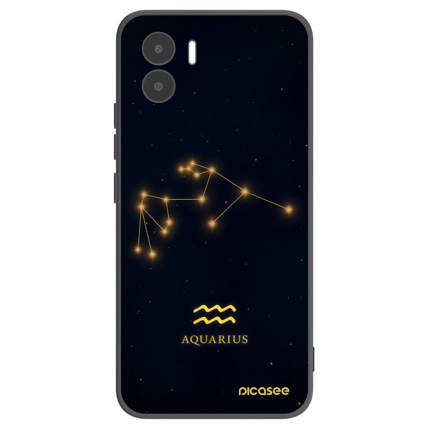 Picasee silikonski črni ovitek za Xiaomi Redmi A2 - AQUARIUS