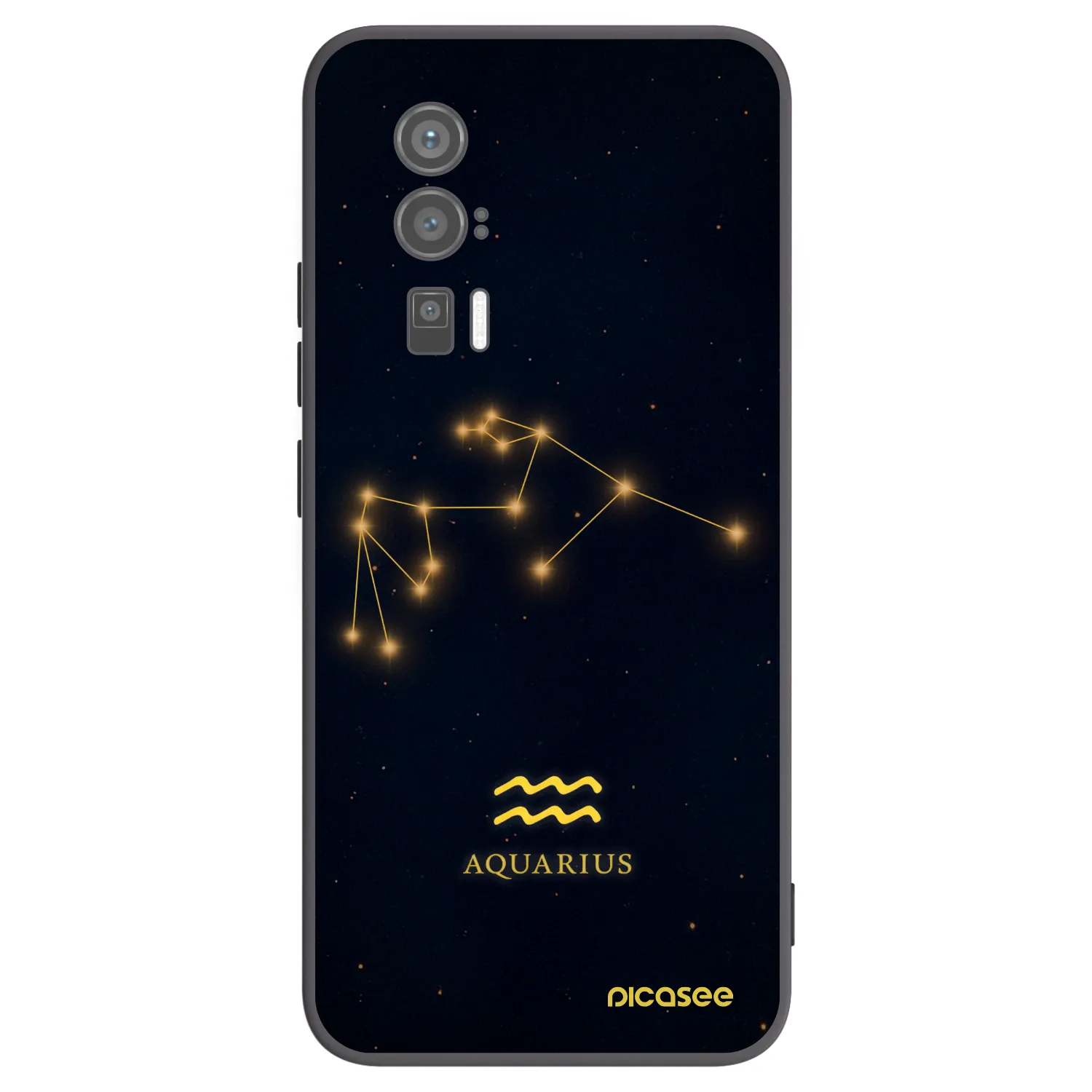 Picasee silikonski črni ovitek za Xiaomi Poco F5 Pro 5G - AQUARIUS