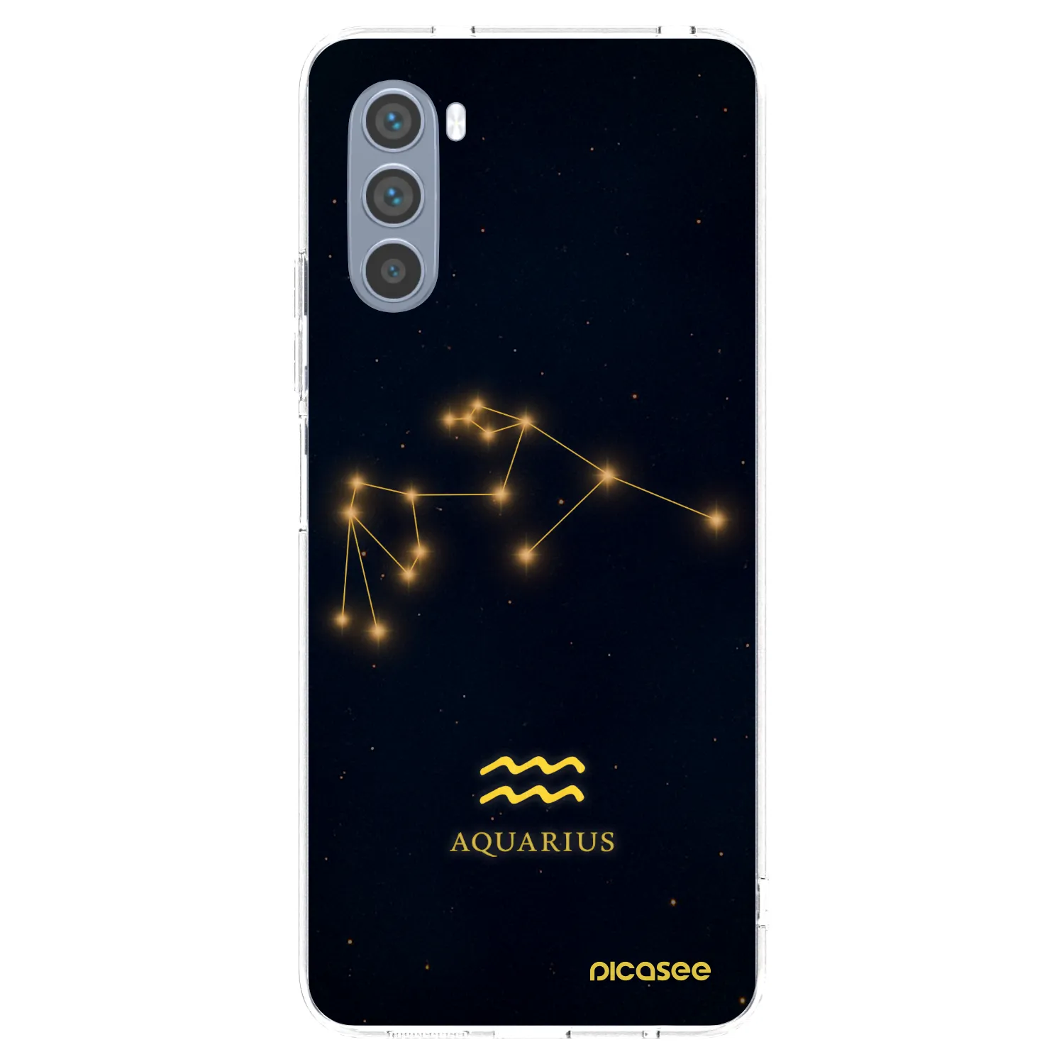 Picasee silikonski prozorni ovitek za Motorola Moto G62 - AQUARIUS