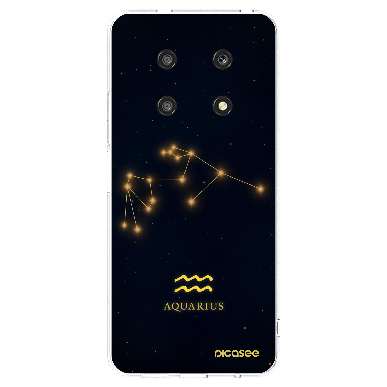 Picasee silikonski prozorni ovitek za Honor Magic4 Lite 5G - AQUARIUS