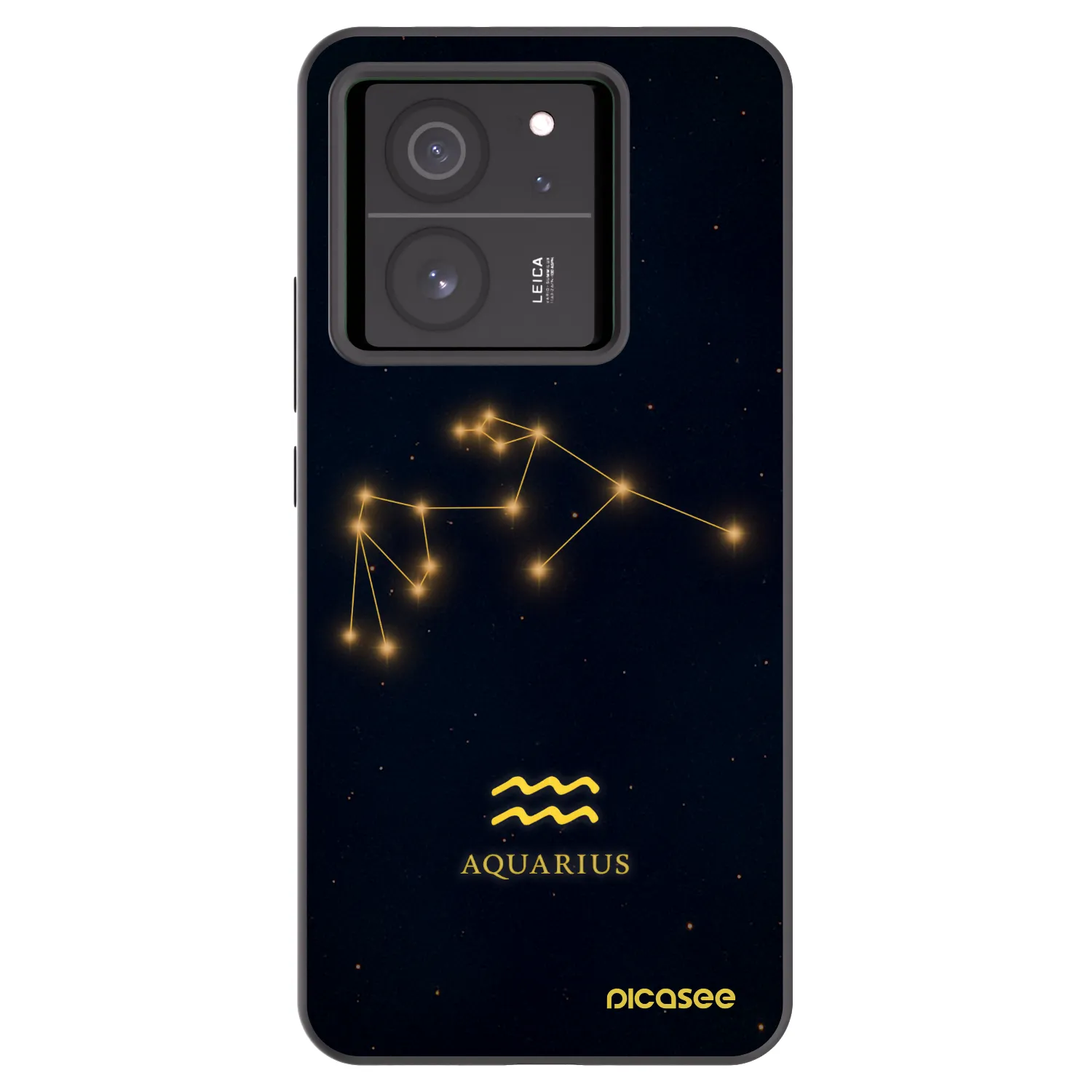 Picasee silikonski črni ovitek za Xiaomi 13T - AQUARIUS