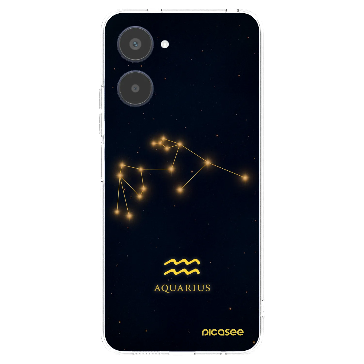 Picasee silikonski prozorni ovitek za Realme 10 4G - AQUARIUS