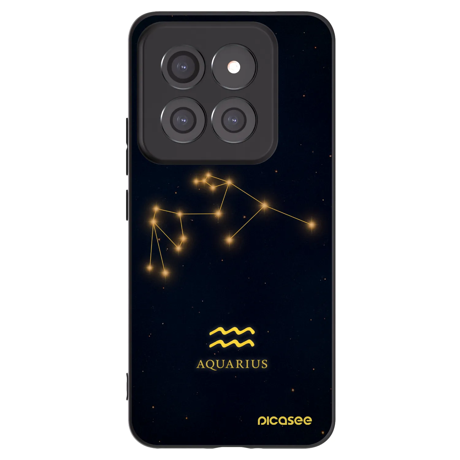 Picasee silikonski črni ovitek za Xiaomi 14 Pro - AQUARIUS