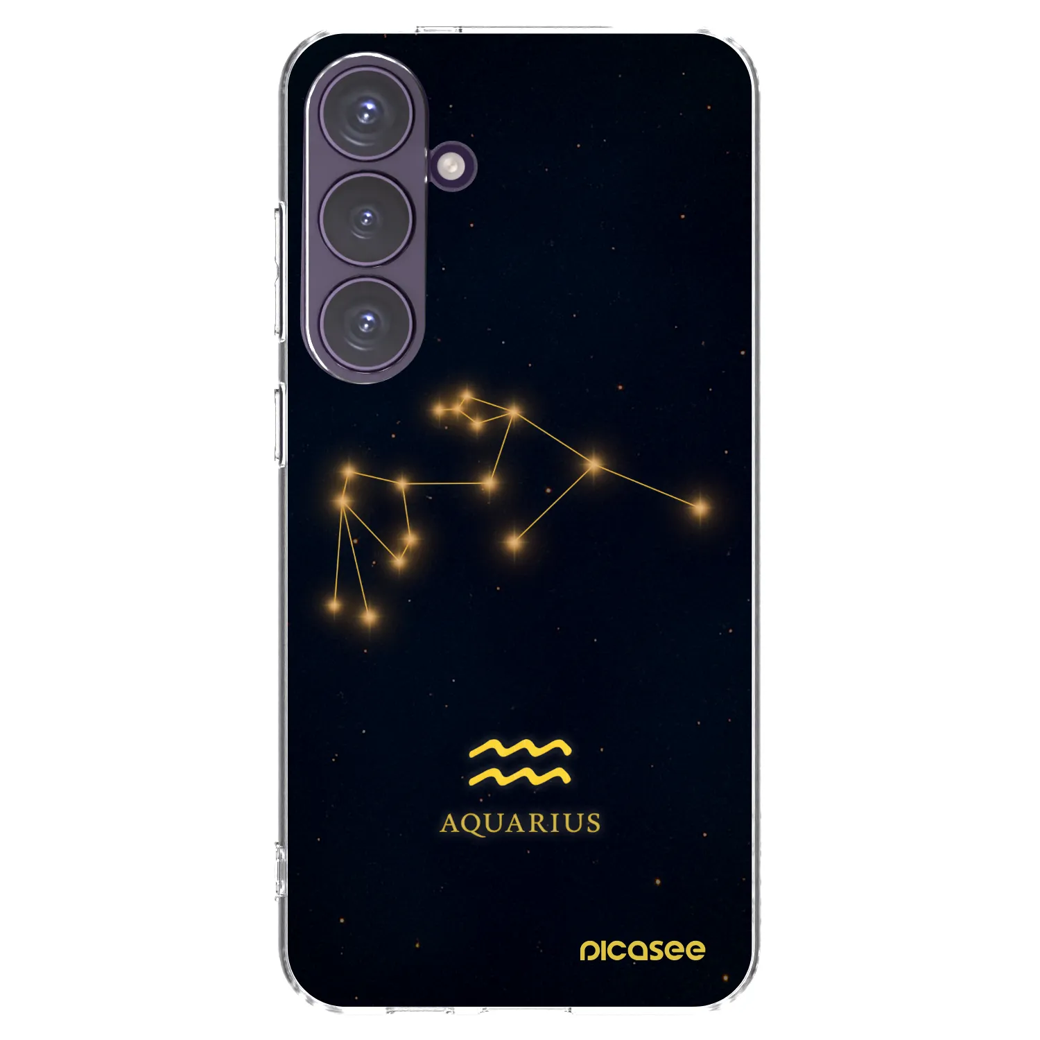 Picasee silikonski prozorni ovitek za Samsung Galaxy S24+ S926B 5G - AQUARIUS