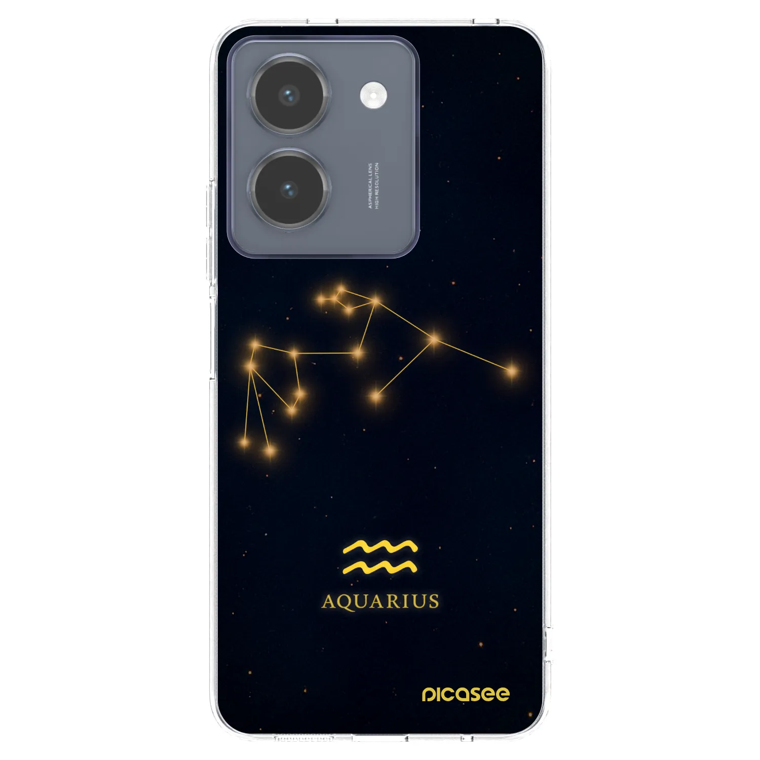 Picasee silikonski prozorni ovitek za Vivo Y36 4G - AQUARIUS