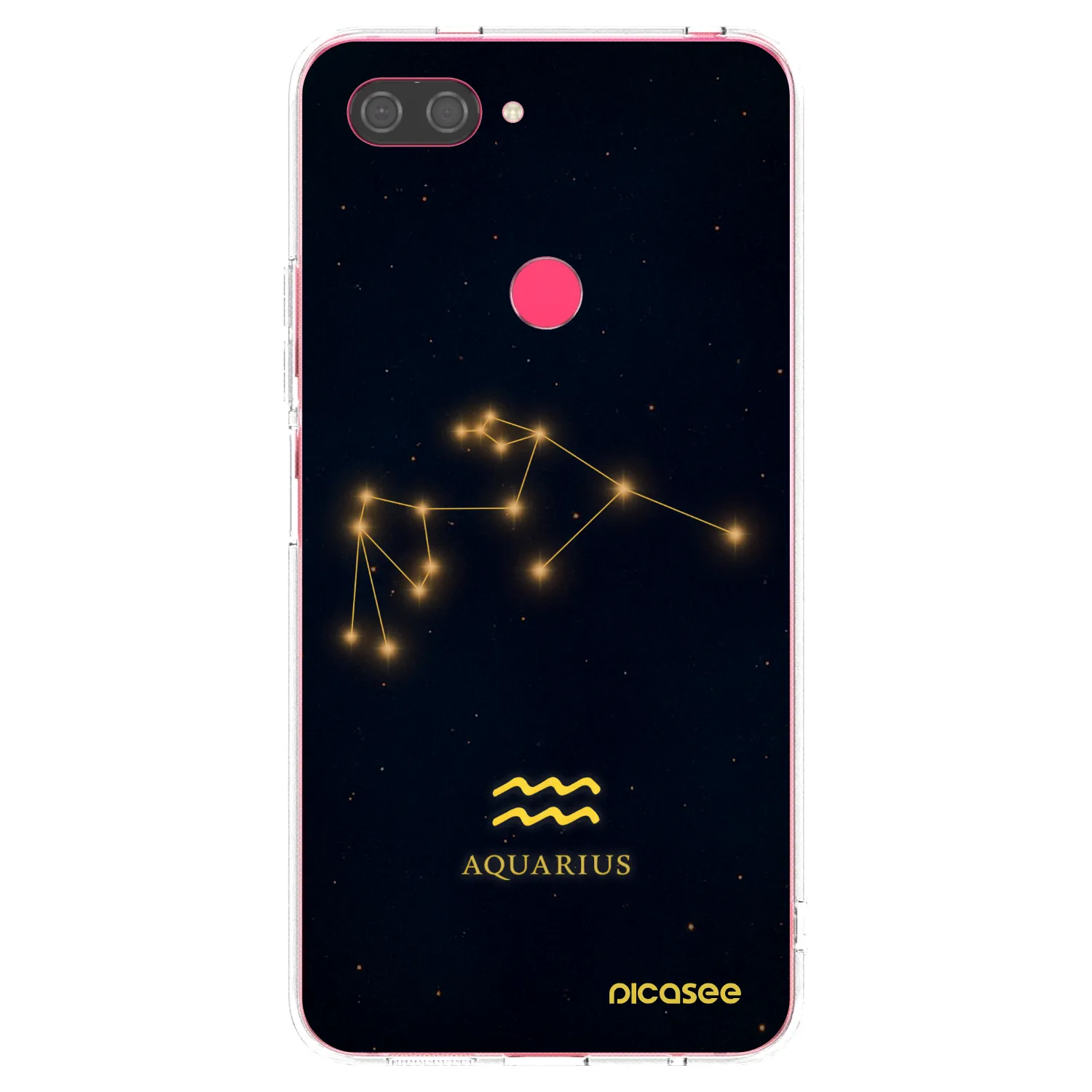 Picasee silikonski prozorni ovitek za Xiaomi Mi 8 Lite - AQUARIUS