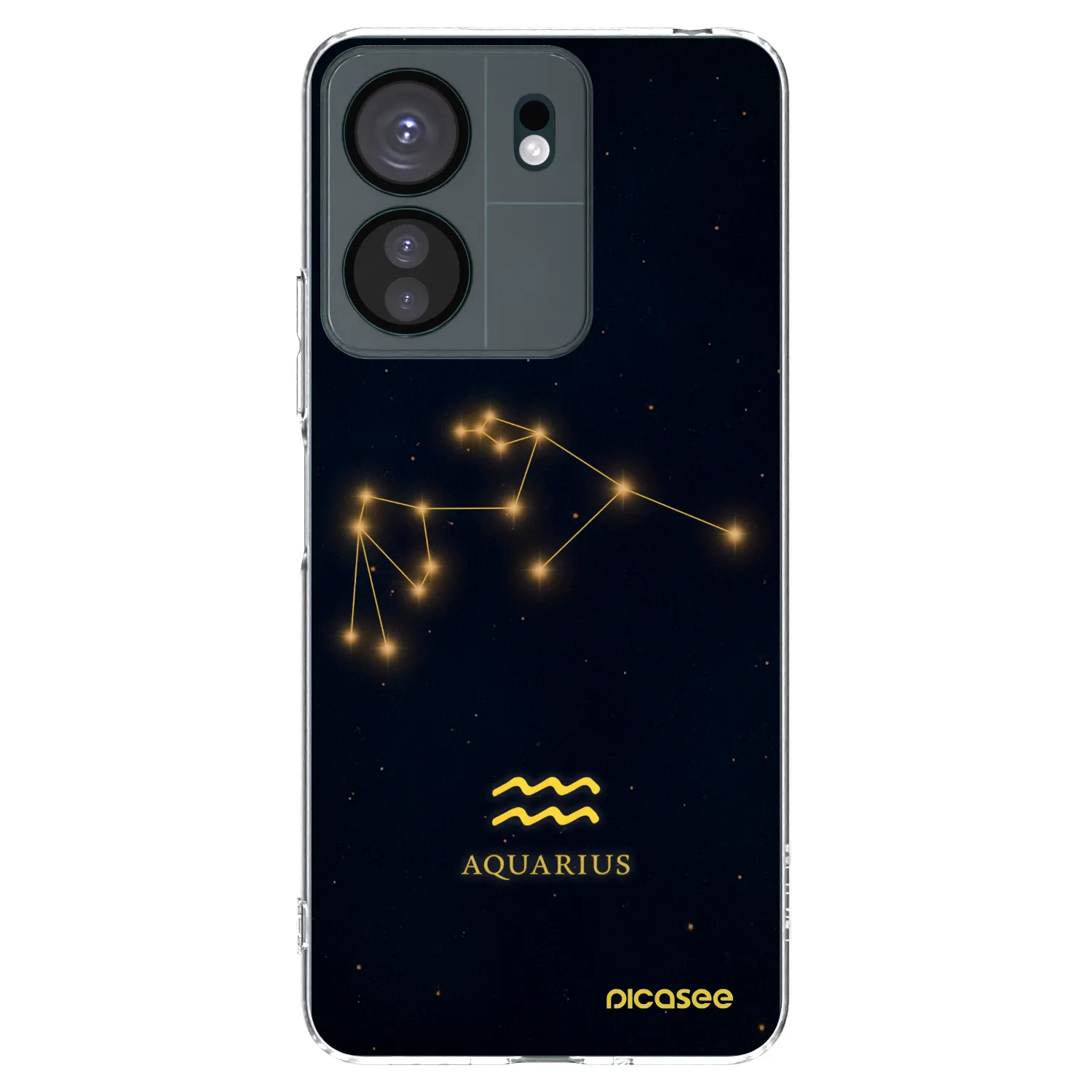 Picasee silikonski prozorni ovitek za Xiaomi Redmi 13C 4G - AQUARIUS