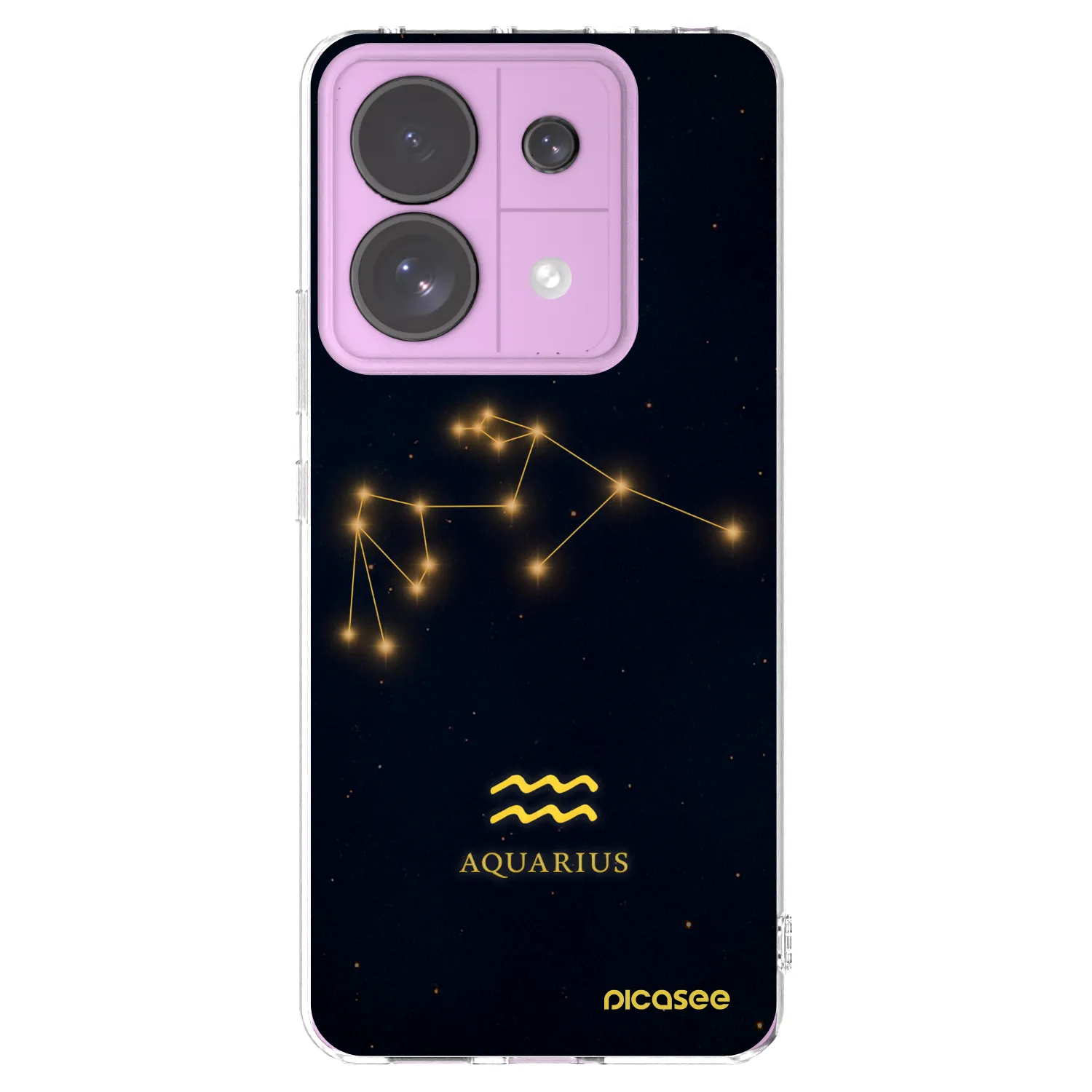 Picasee silikonski prozorni ovitek za Xiaomi Redmi Note 13 Pro 5G - AQUARIUS