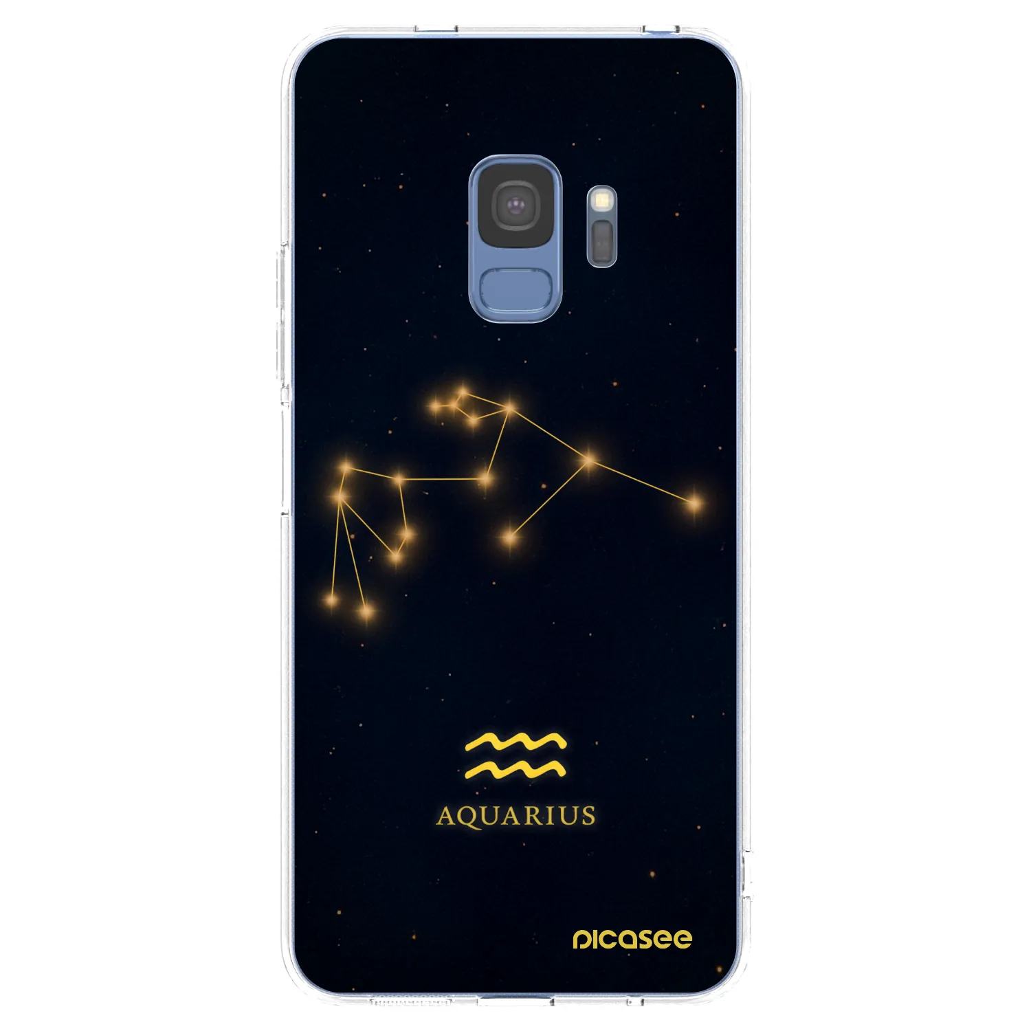 Picasee silikonski prozorni ovitek za Samsung Galaxy S9 G960F - AQUARIUS