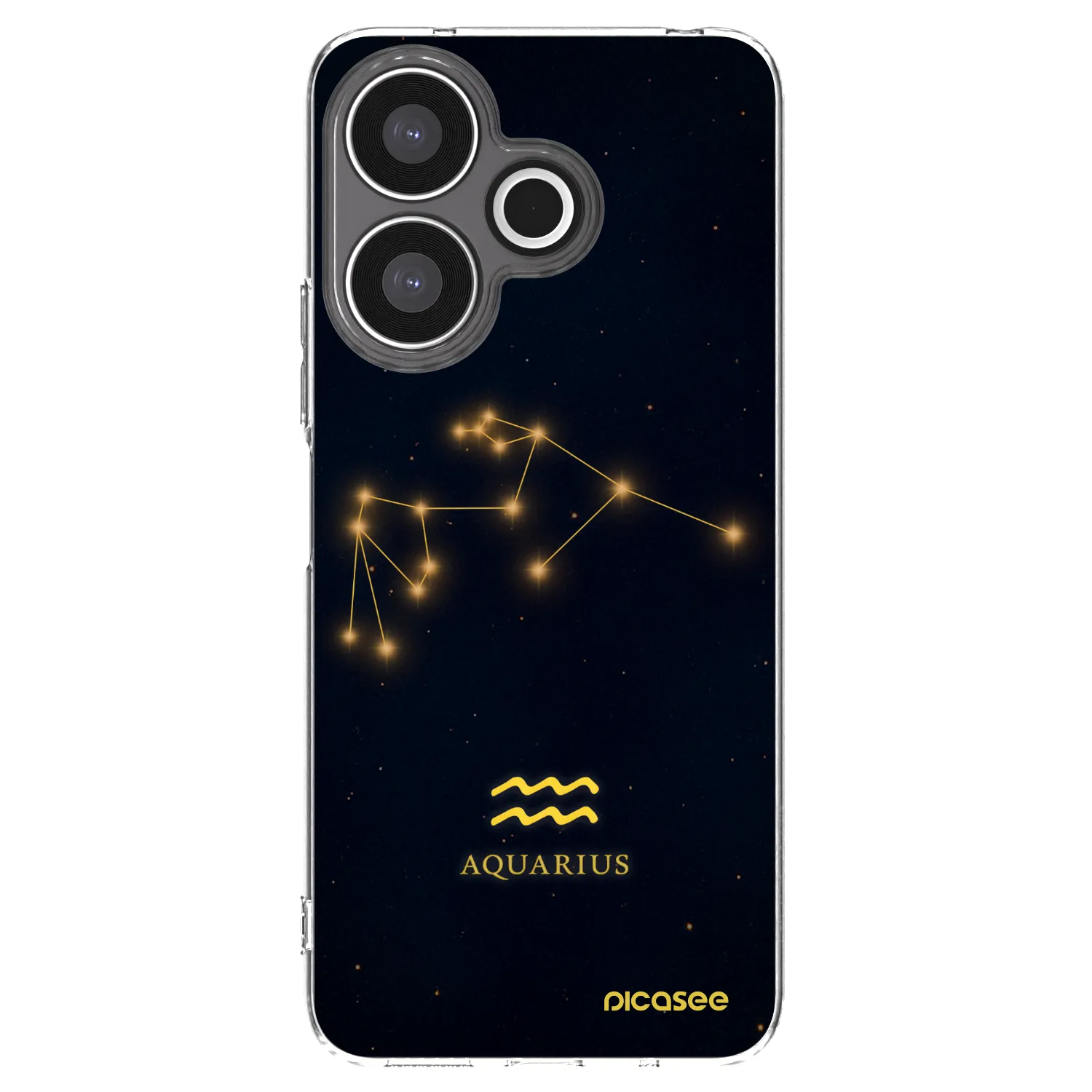 Picasee silikonski prozorni ovitek za Xiaomi Redmi 13 4G - AQUARIUS