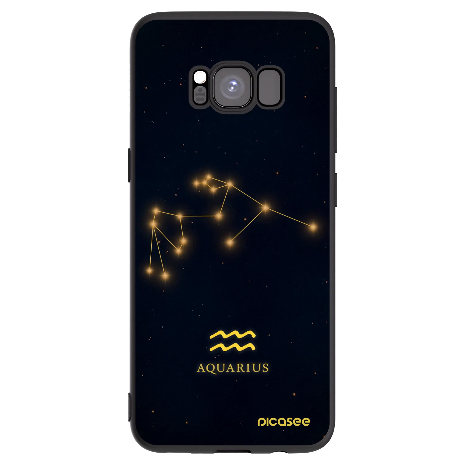 Picasee silikonski črni ovitek za Samsung Galaxy A73 5G - AQUARIUS