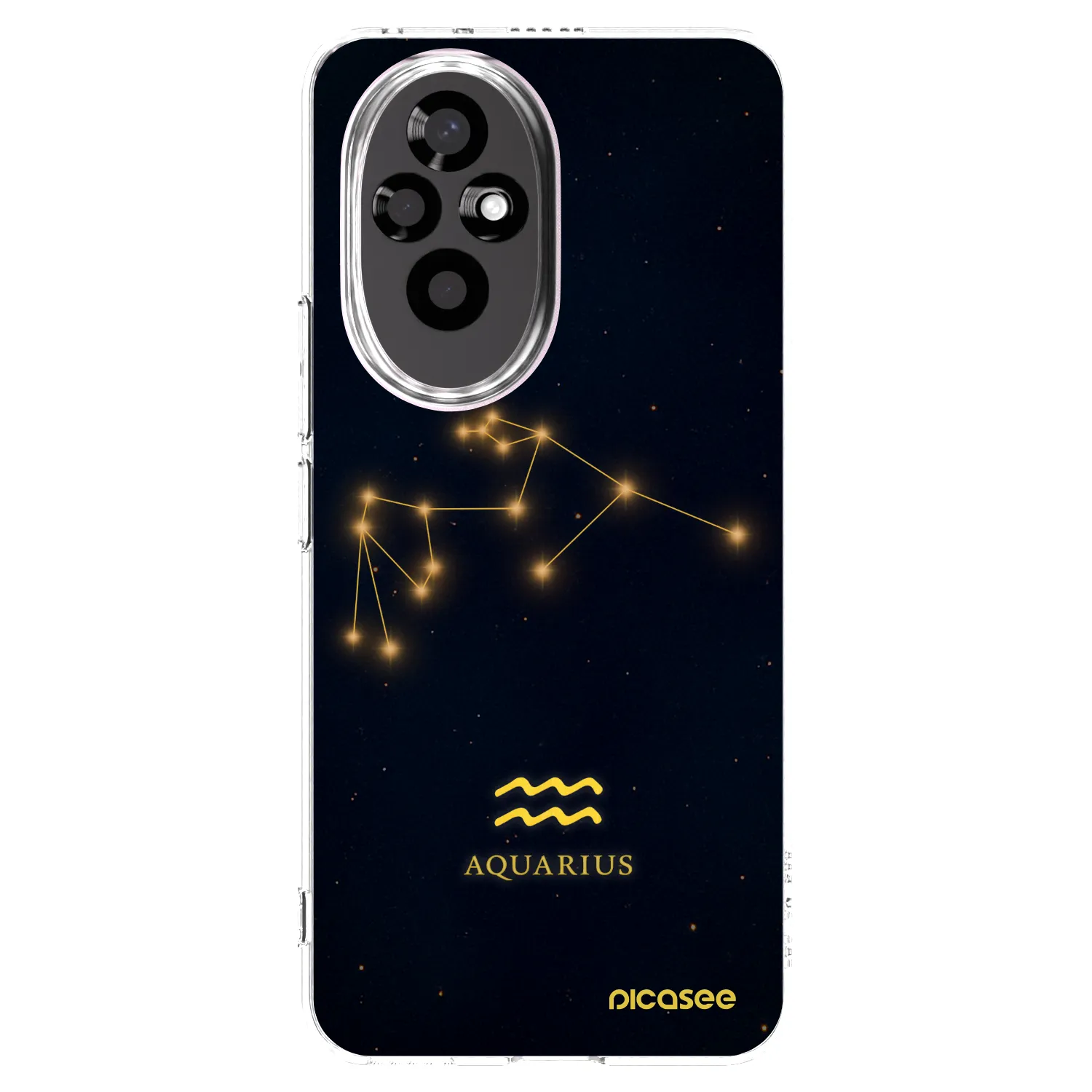 Picasee silikonski prozorni ovitek za Honor 200 5G - AQUARIUS