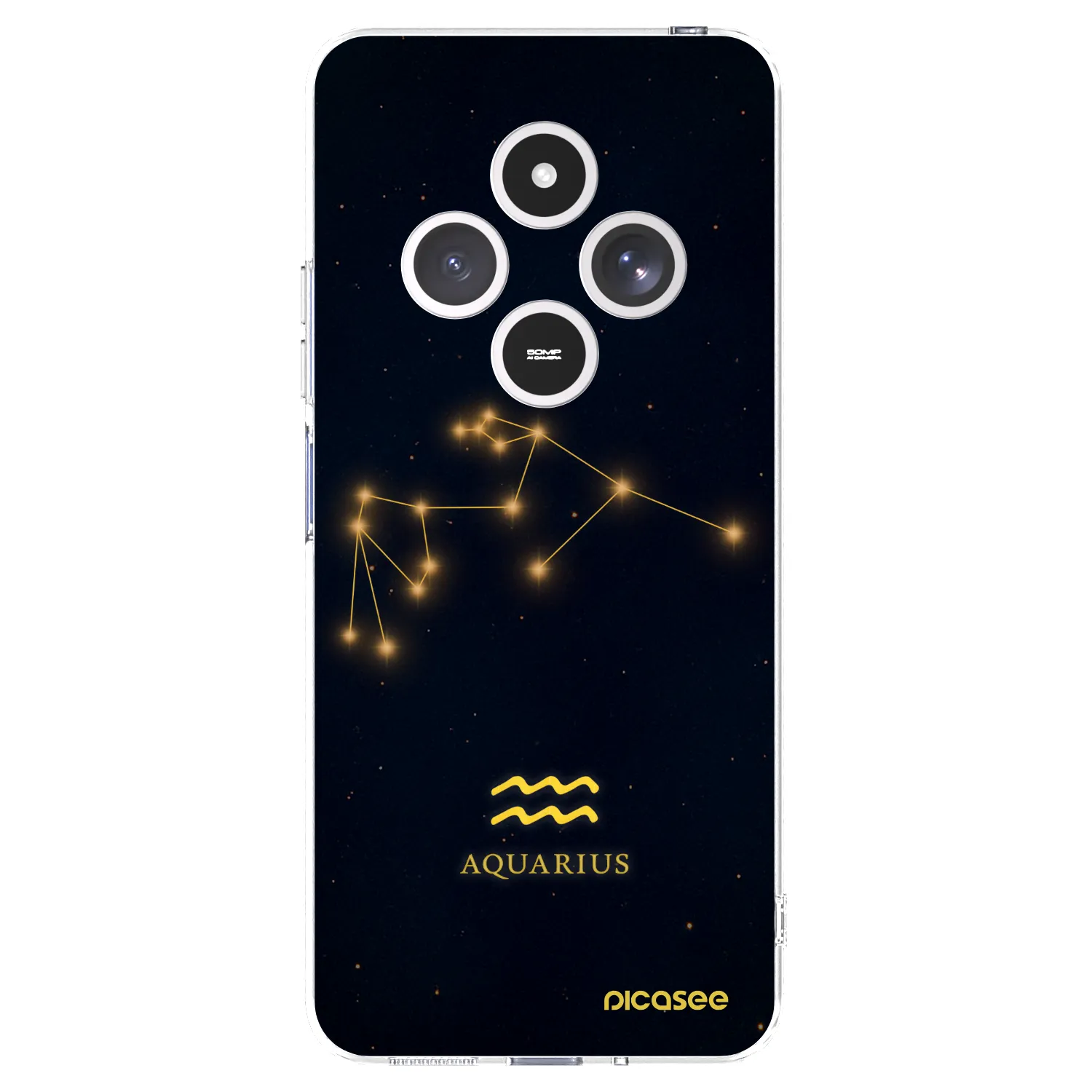 Picasee silikonski prozorni ovitek za Xiaomi Redmi 14C - AQUARIUS
