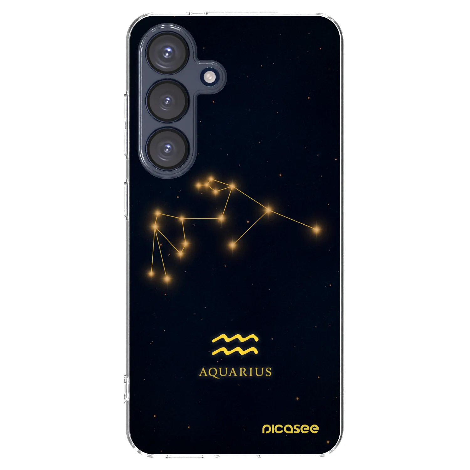 Picasee silikonski prozorni ovitek za Samsung Galaxy S25 5G - AQUARIUS