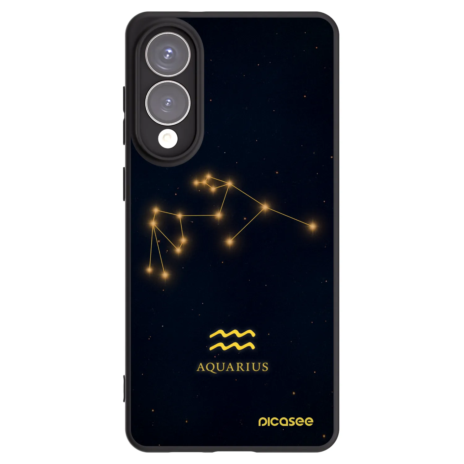 Picasee silikonski črni ovitek za Samsung Galaxy S25 Edge 5G - AQUARIUS