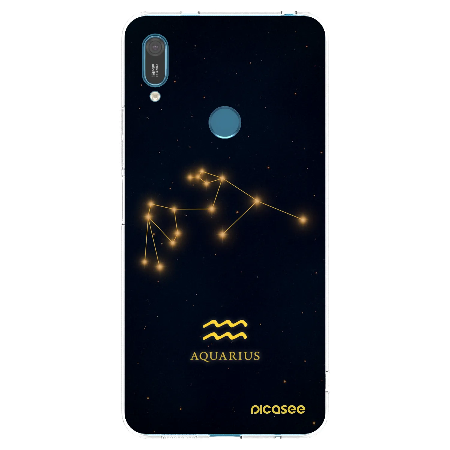 Picasee silikonski prozorni ovitek za Huawei Y7 2019 - AQUARIUS
