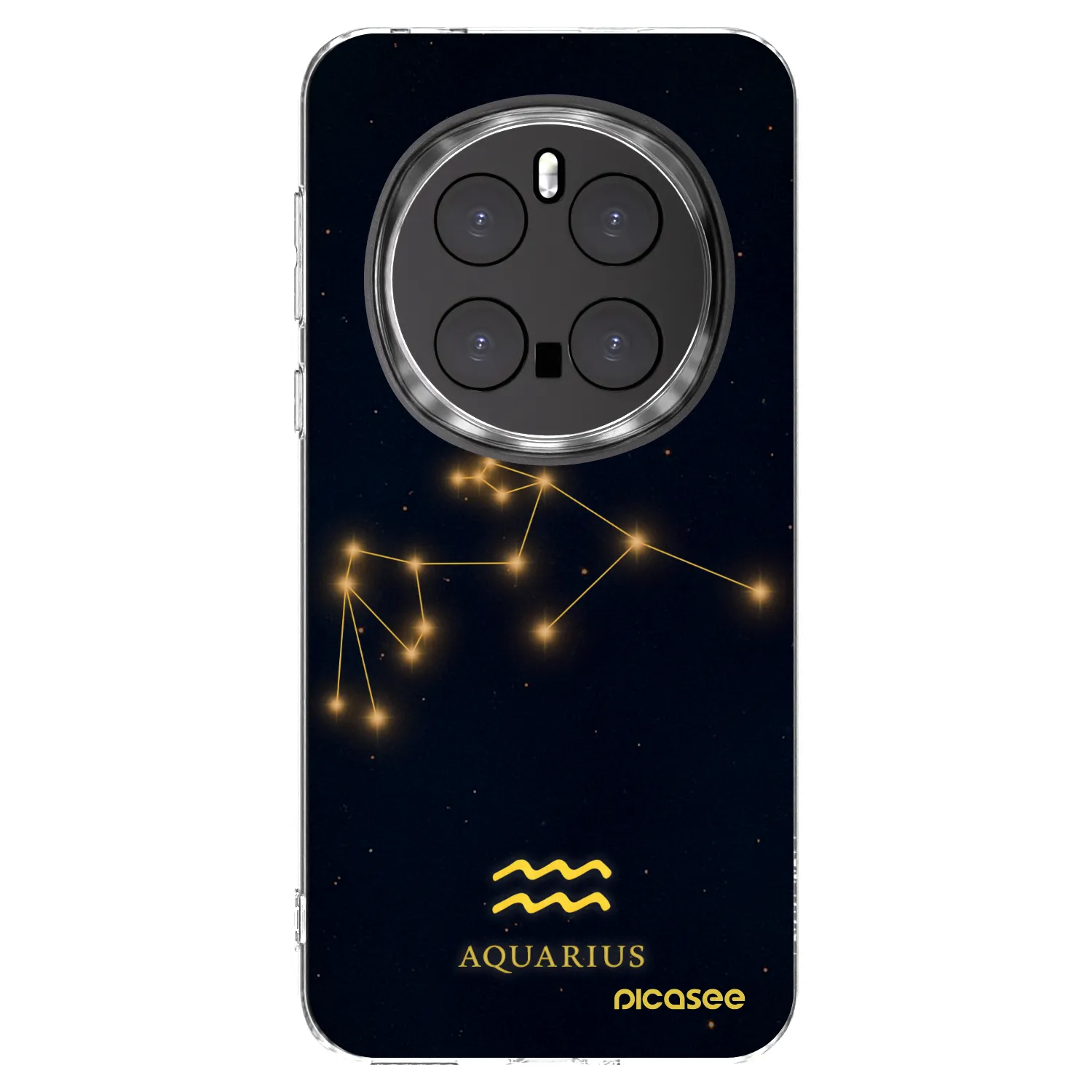 Picasee silikonski prozorni ovitek za Honor Magic7 Pro 5G - AQUARIUS