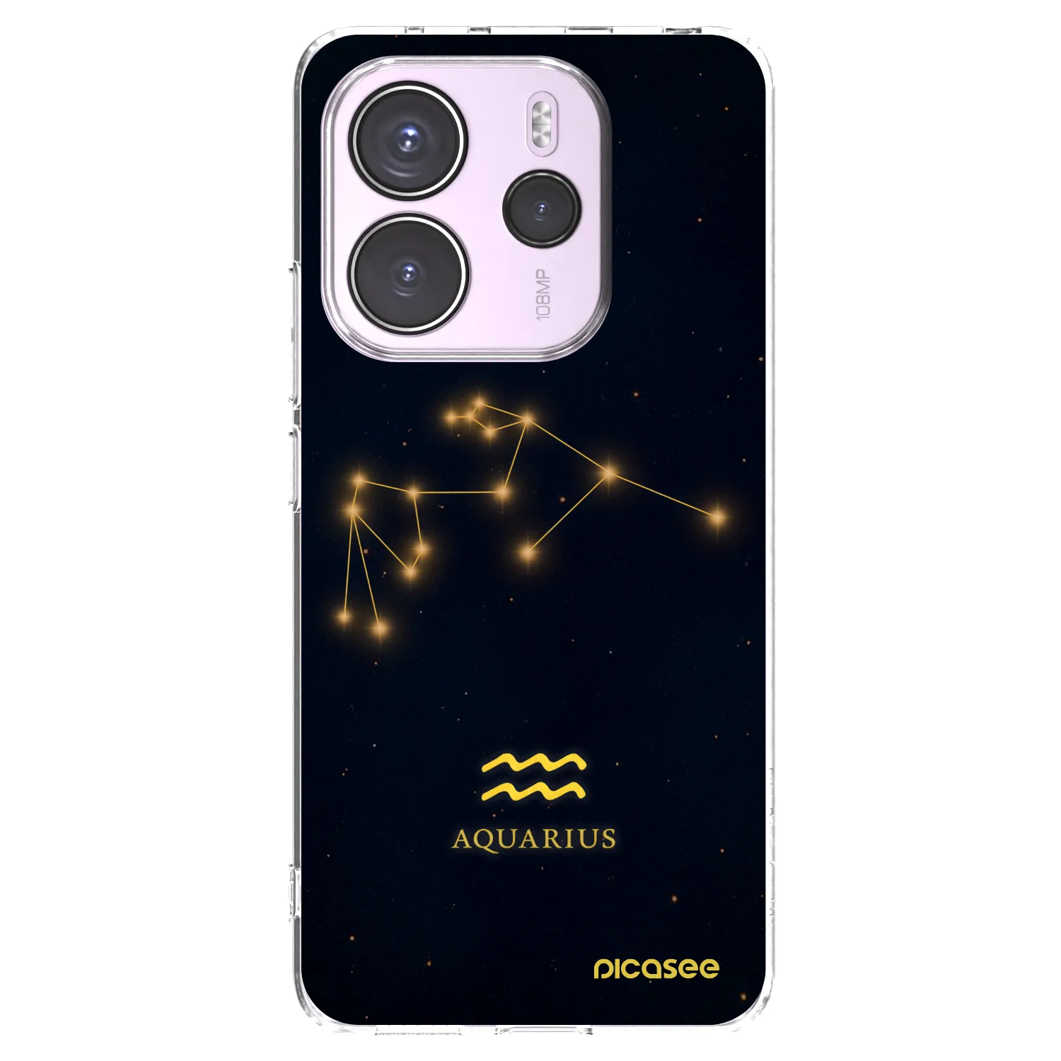Picasee silikonski prozorni ovitek za Xiaomi Redmi Note 14 4G - AQUARIUS